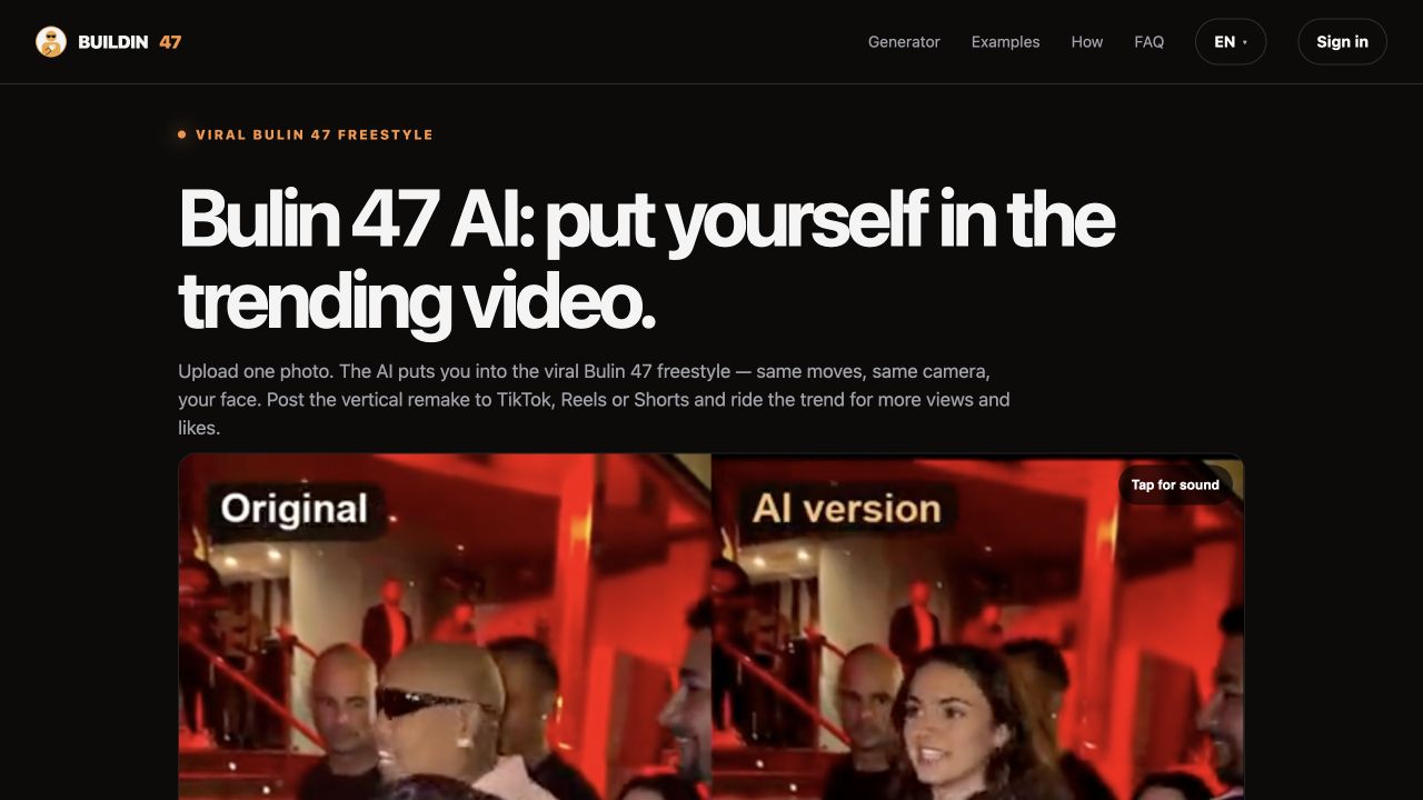 bulin47video.ai screenshot