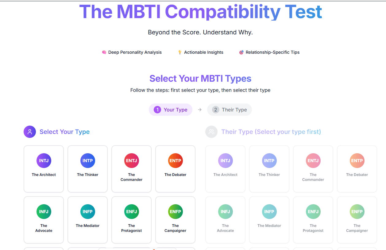 MBTI Compatibility Test logo