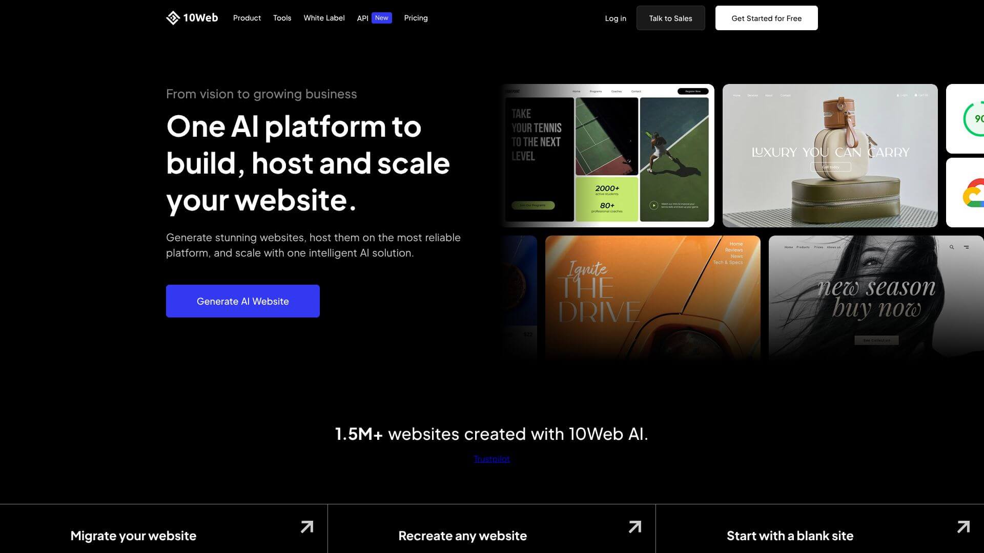 10Web screenshot