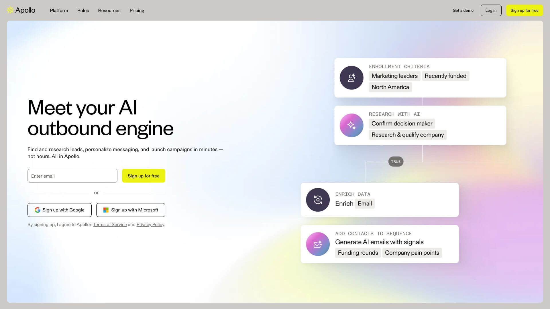 Apollo.io screenshot