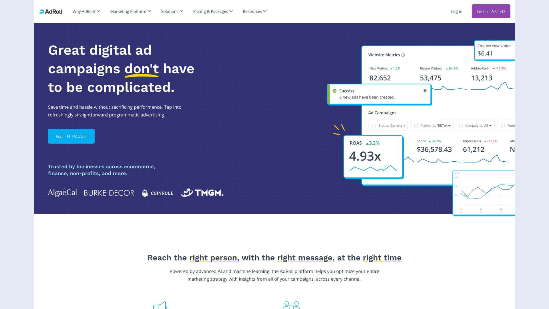 AdRoll screenshot