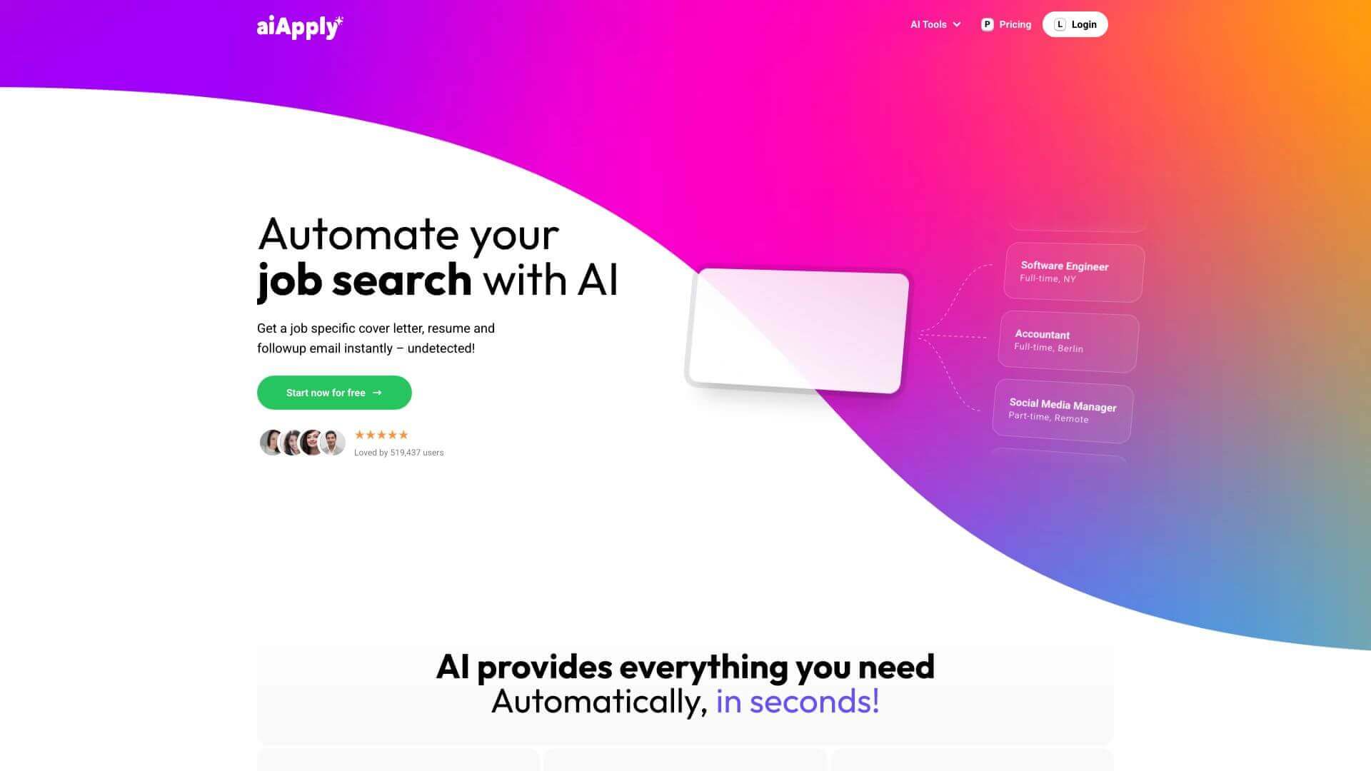 AI Apply screenshot