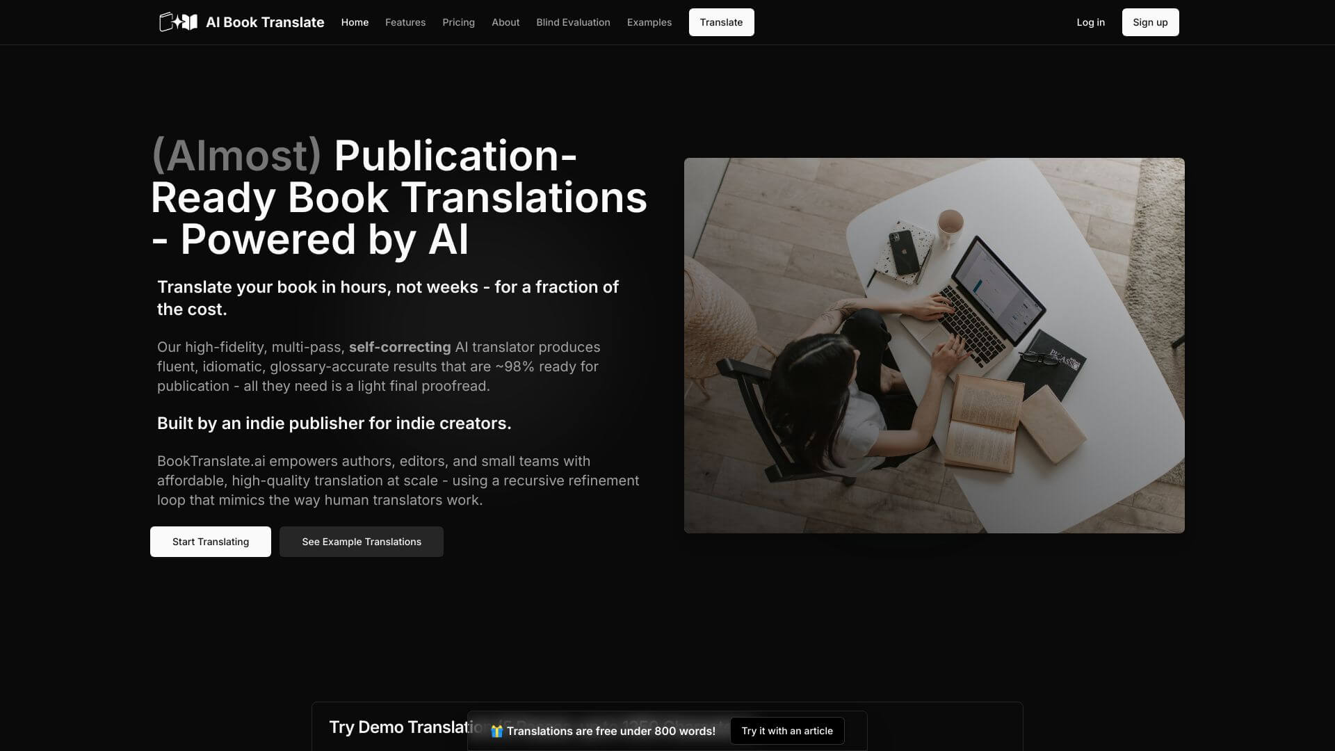 AI Book Translate screenshot