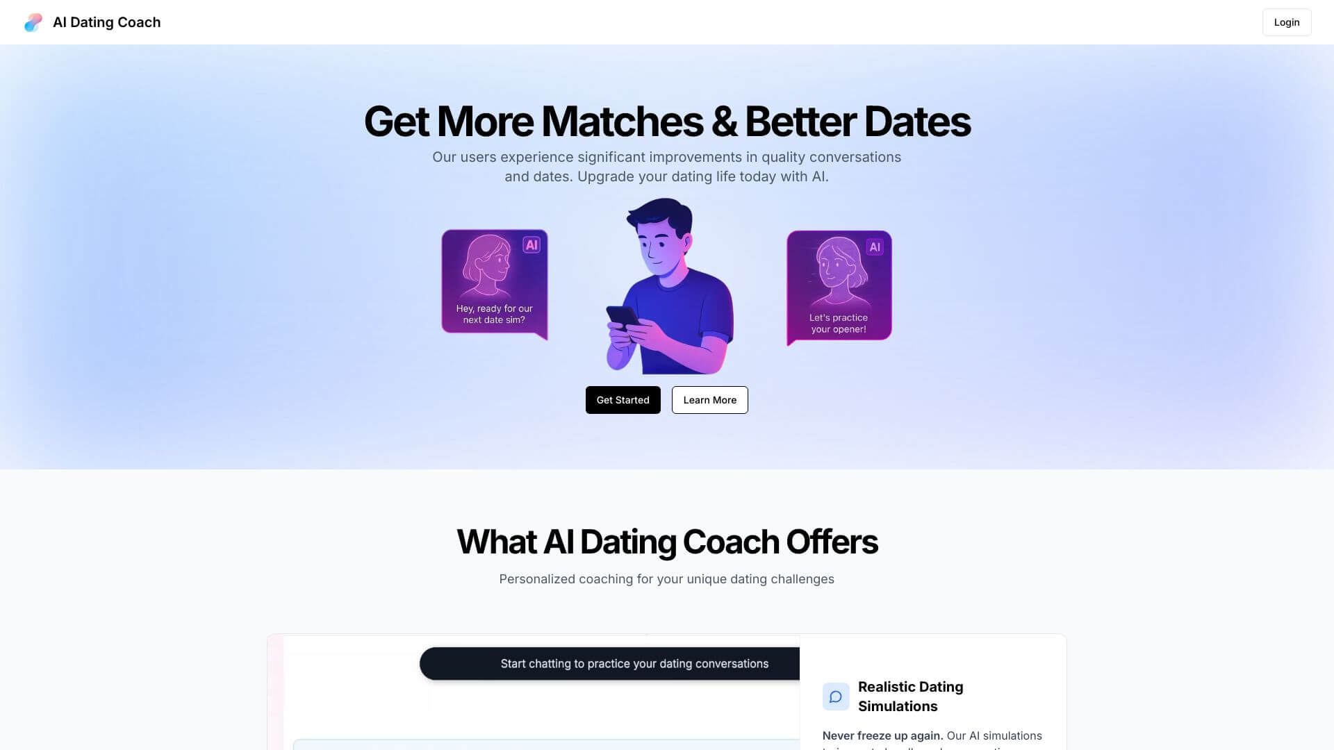 AI Dating Coach by Mimetic Labs screenshot