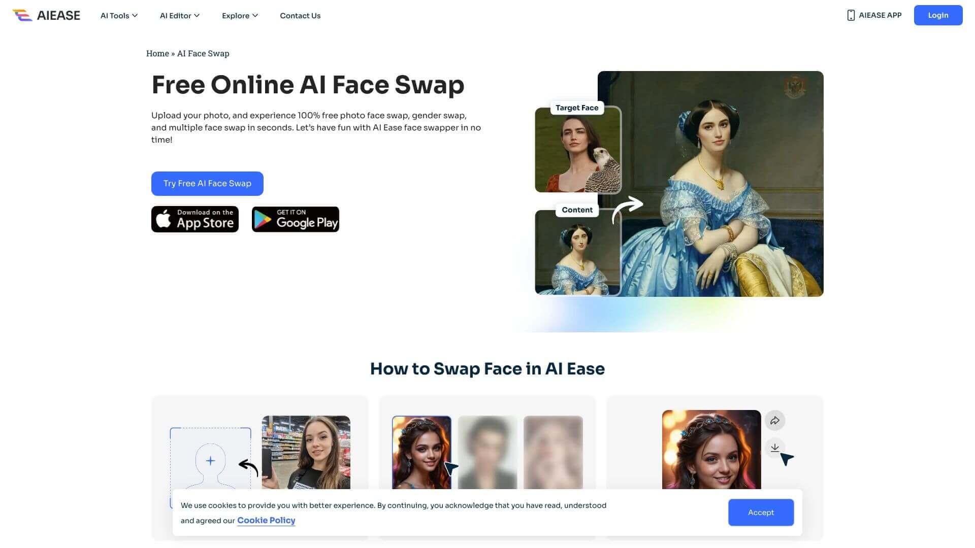 AI Ease Face Swapper screenshot