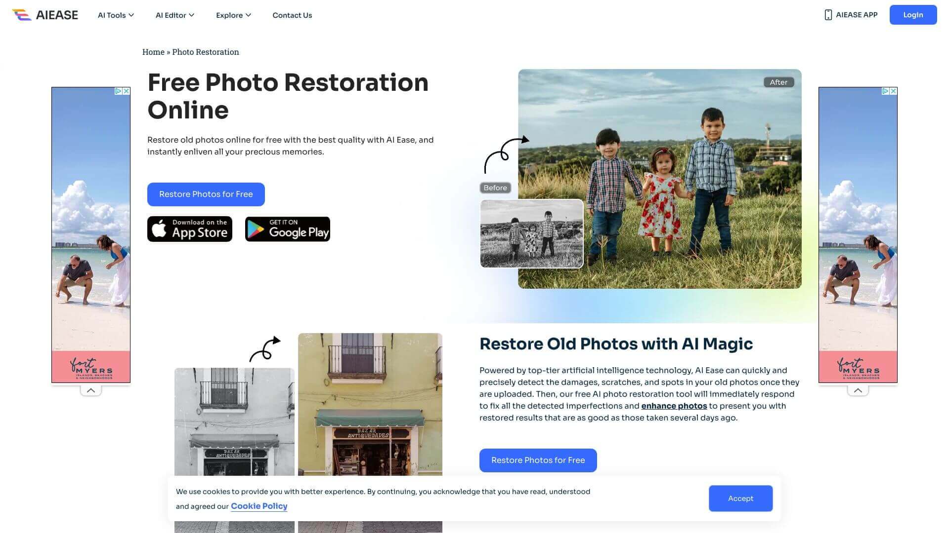 AI Ease Photo Restoration AI Ease screenshot