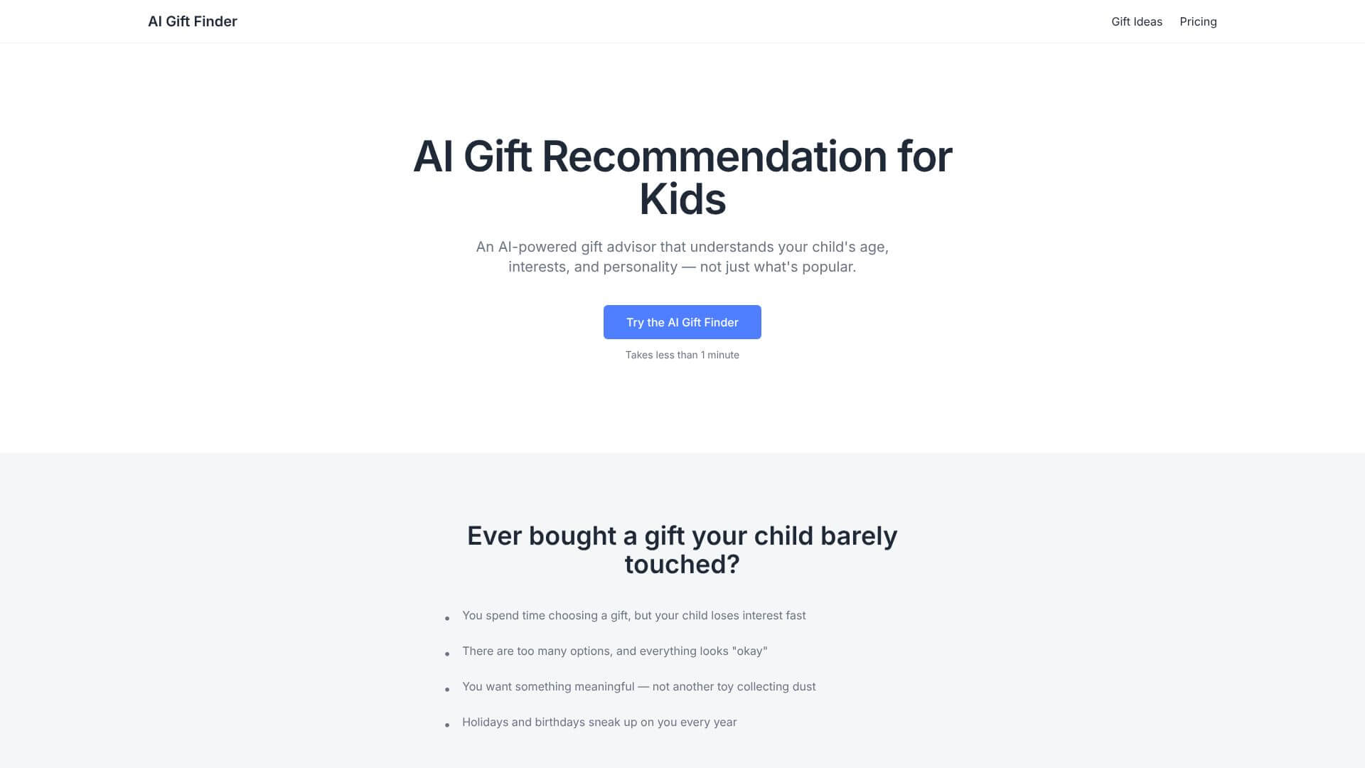 AI Gift Finder screenshot