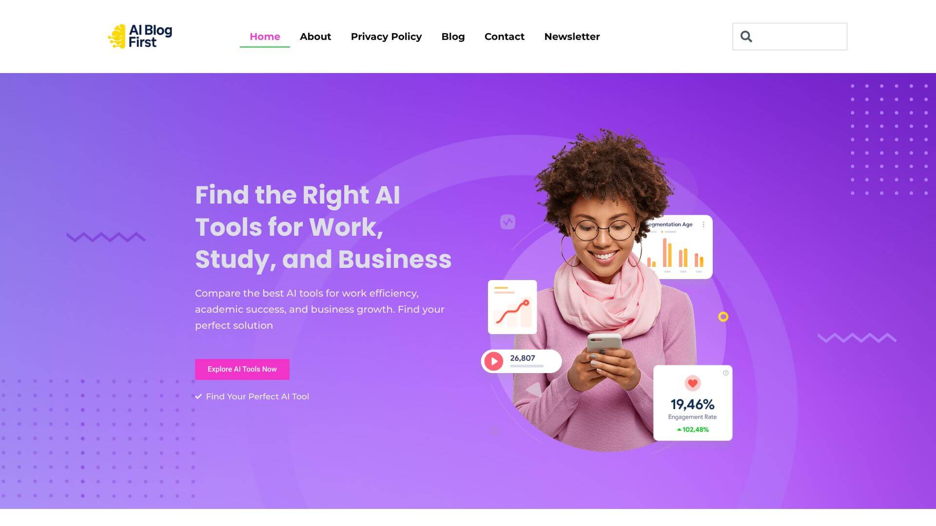 aiblogfirst.com screenshot