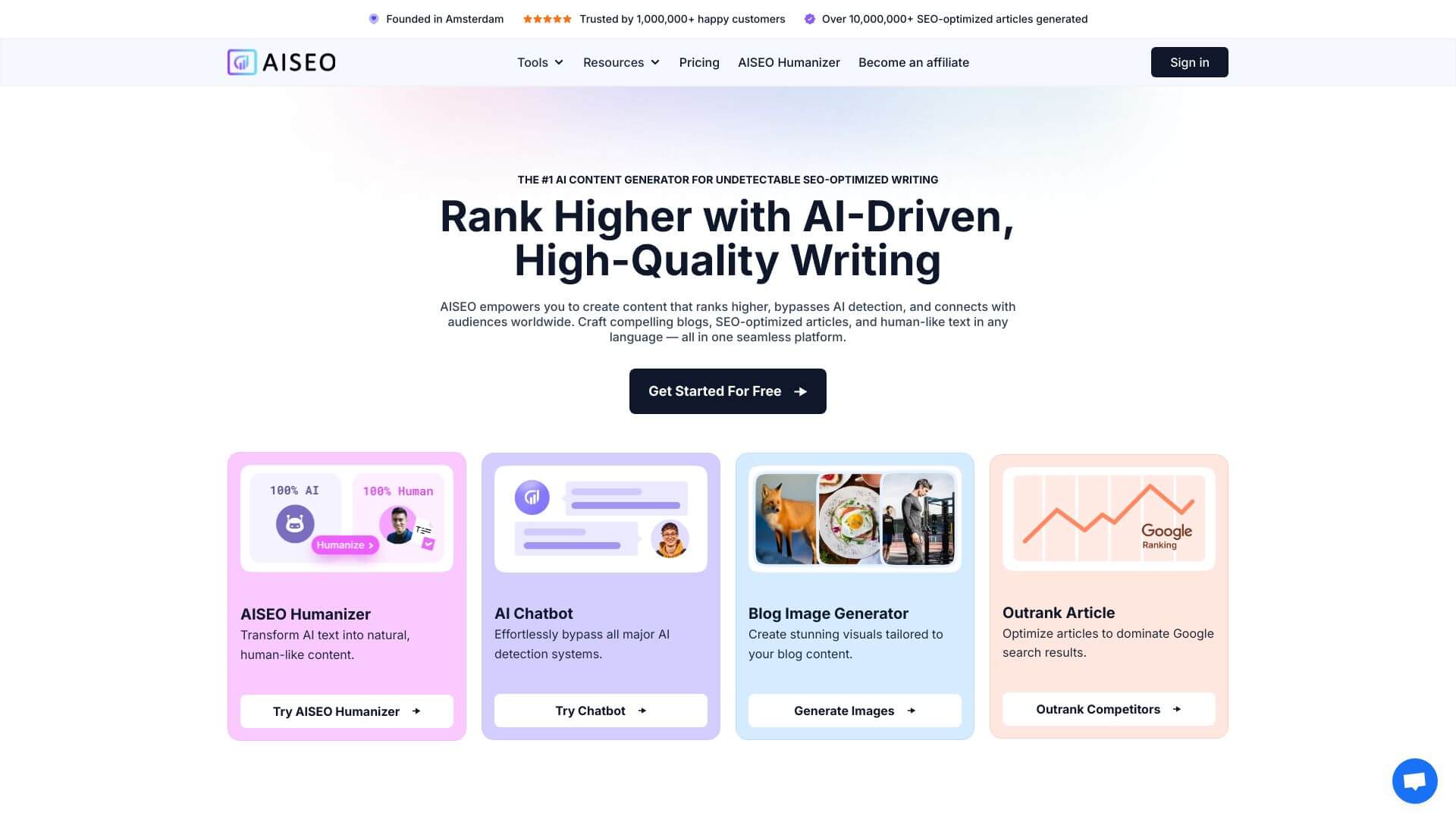 AISEO screenshot