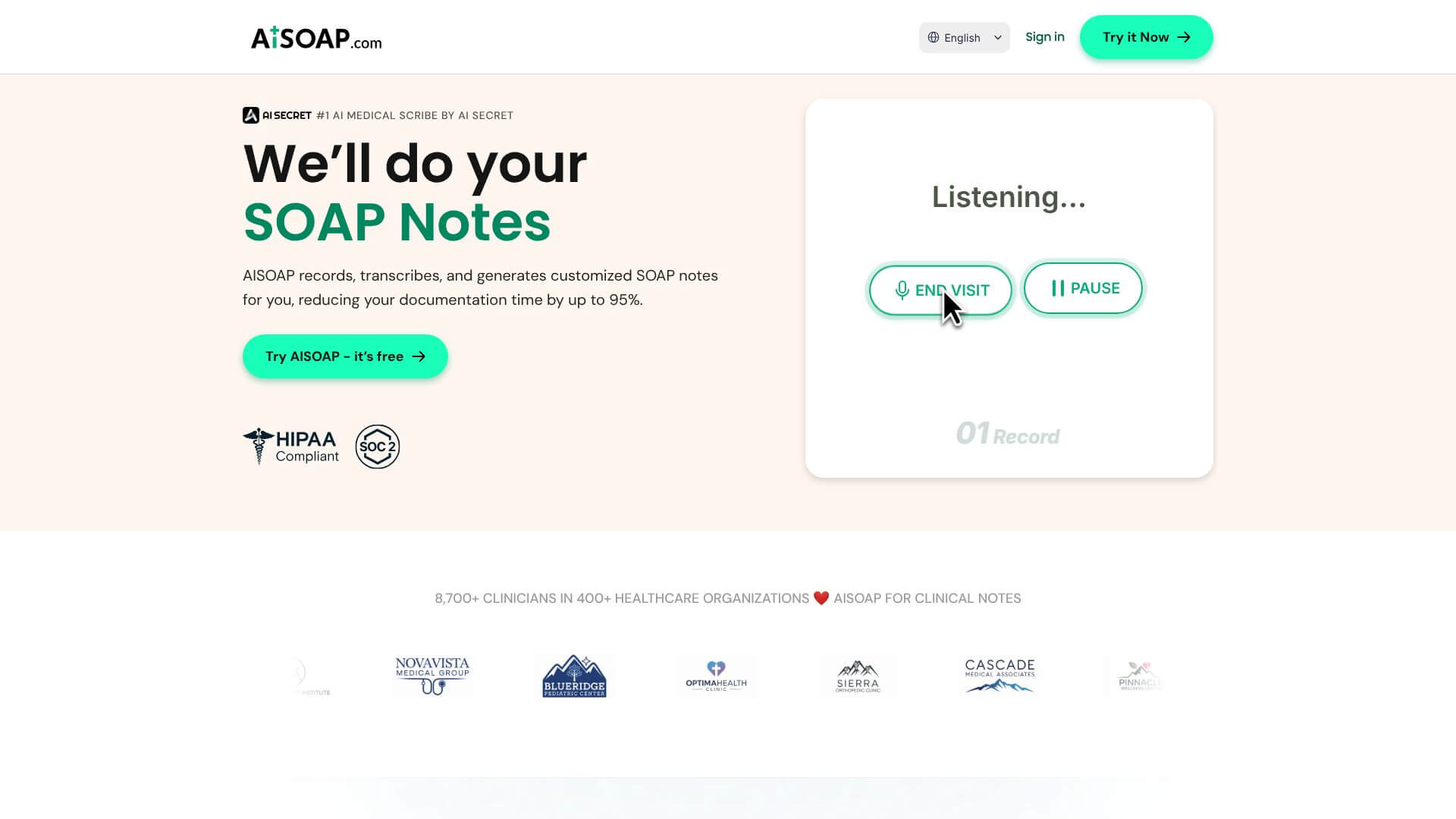 AiSOAP screenshot