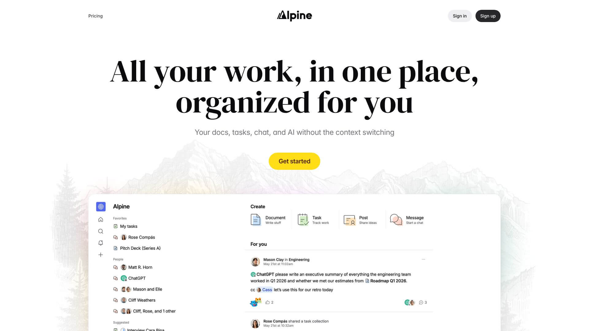 Alpine screenshot