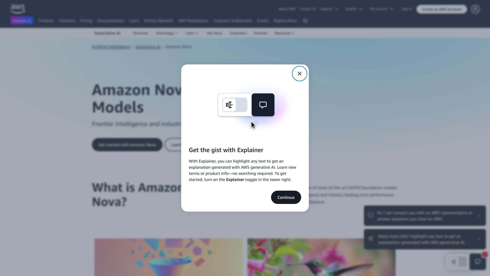 Amazon Nova screenshot