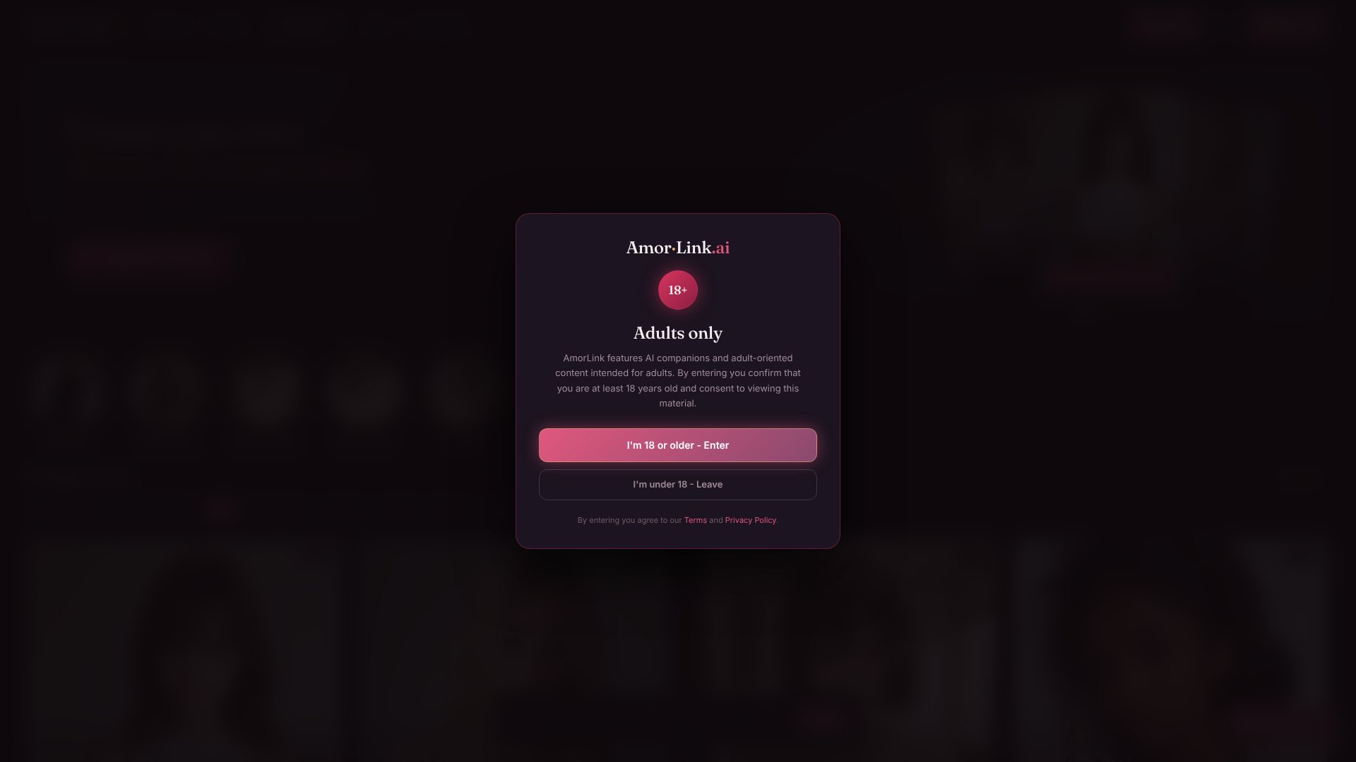 Amorlink AI screenshot