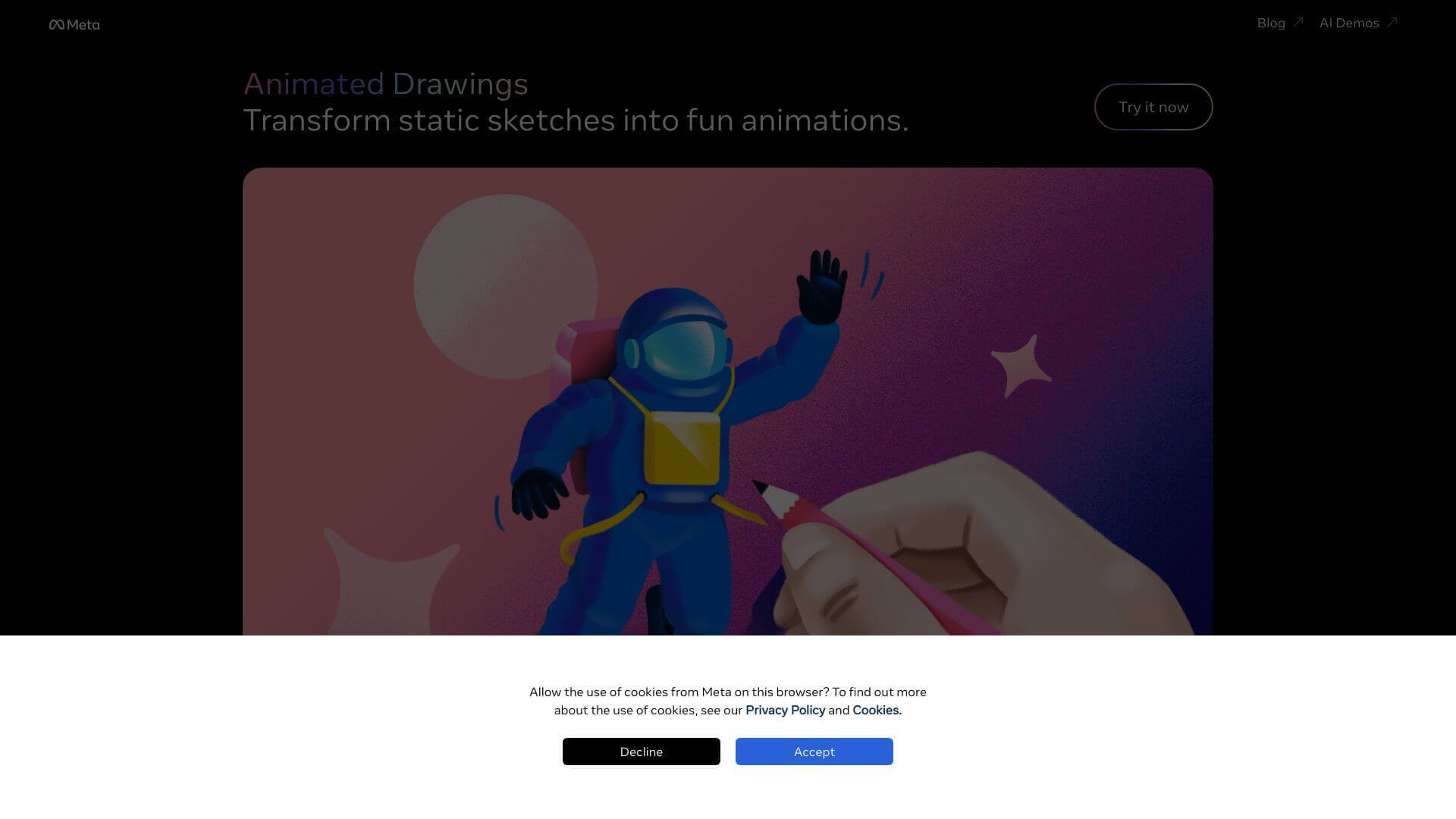 Animated Drawings screenshot