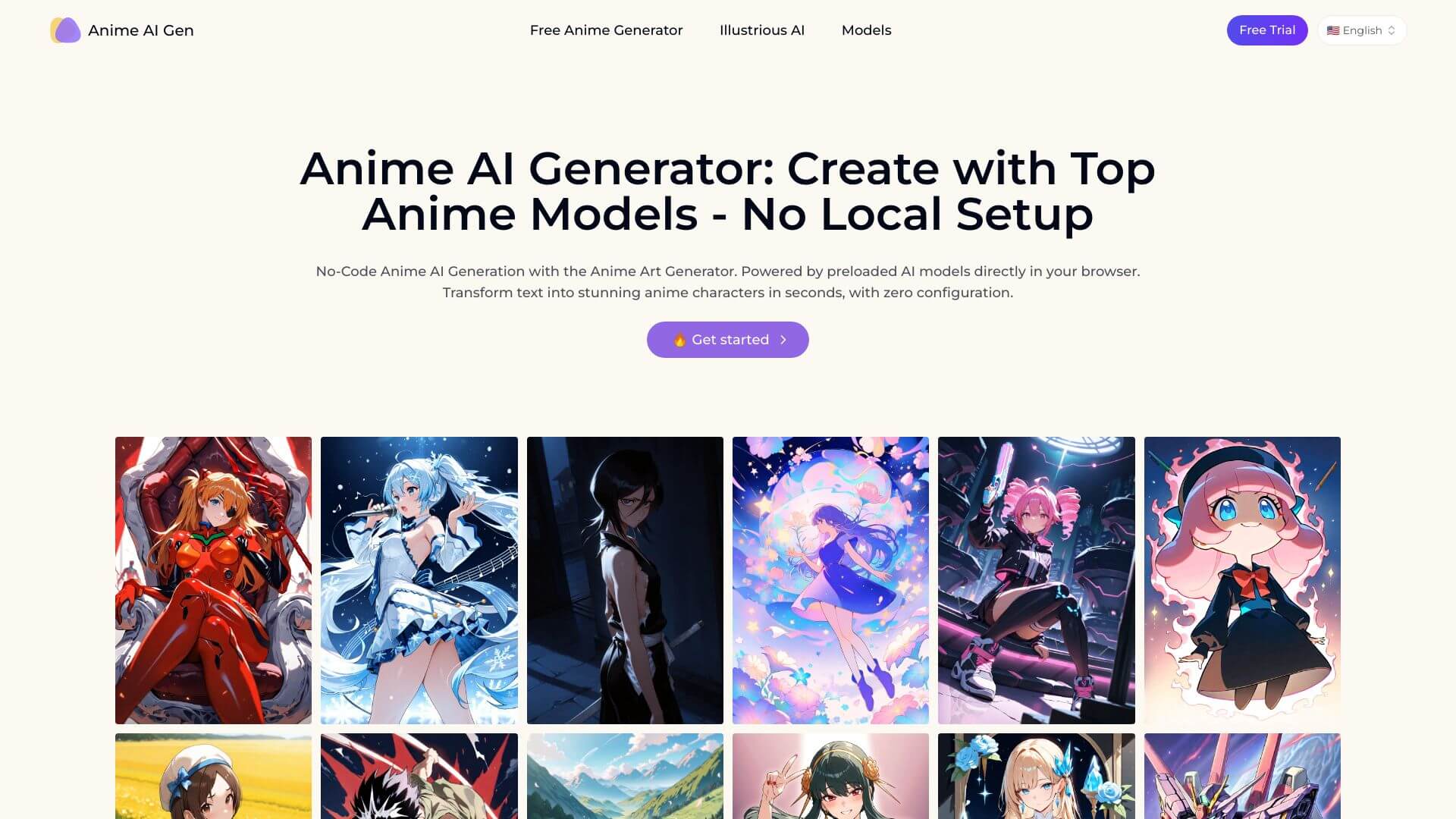 Anime AI Generator screenshot