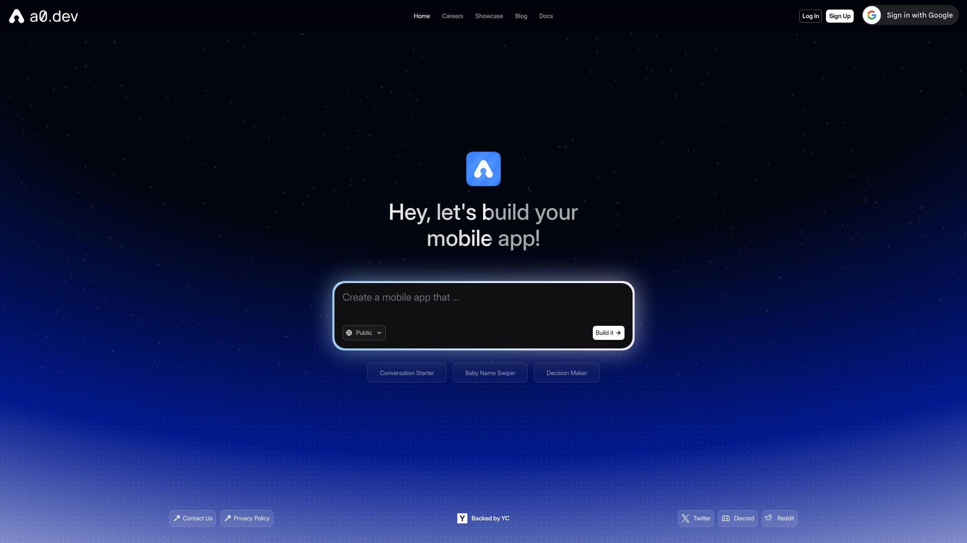 Ao.Dev screenshot