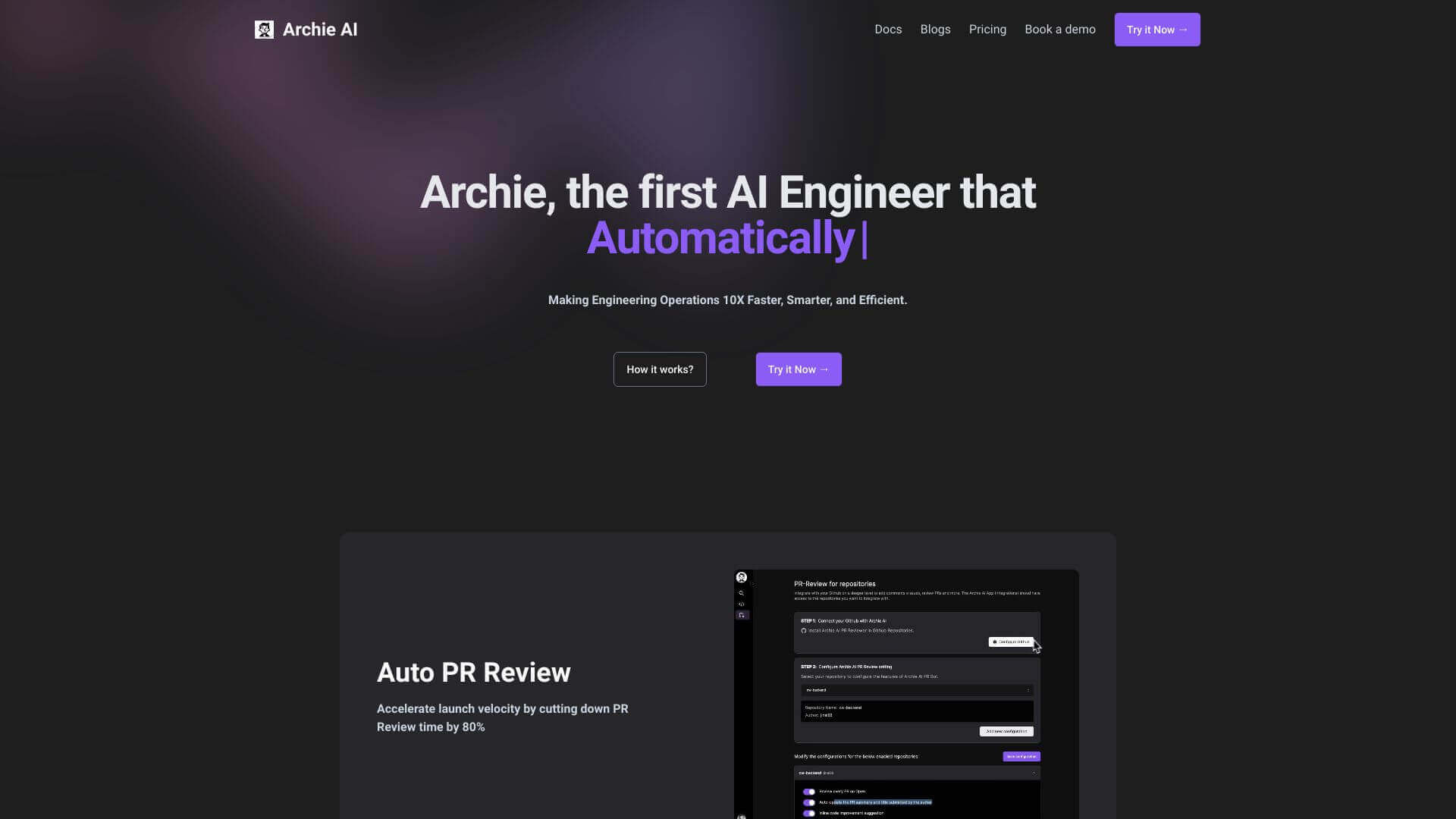 Archie AI screenshot