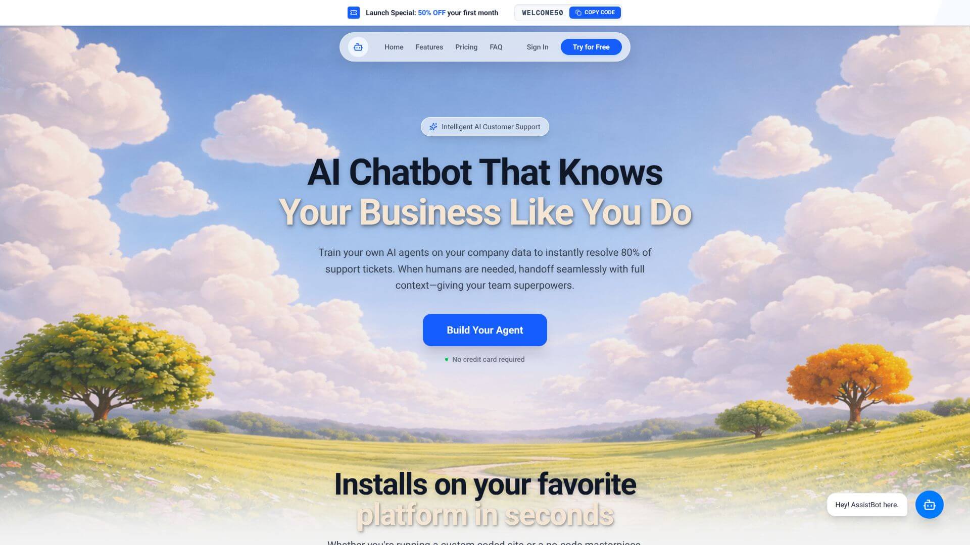 AssistBot screenshot