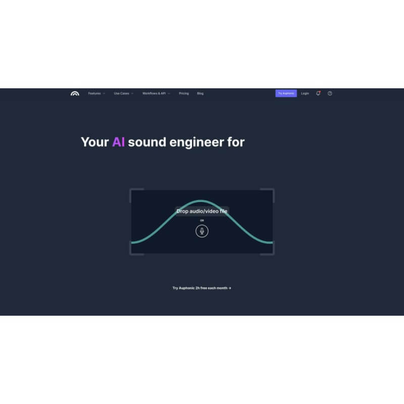 Auphonic screenshot