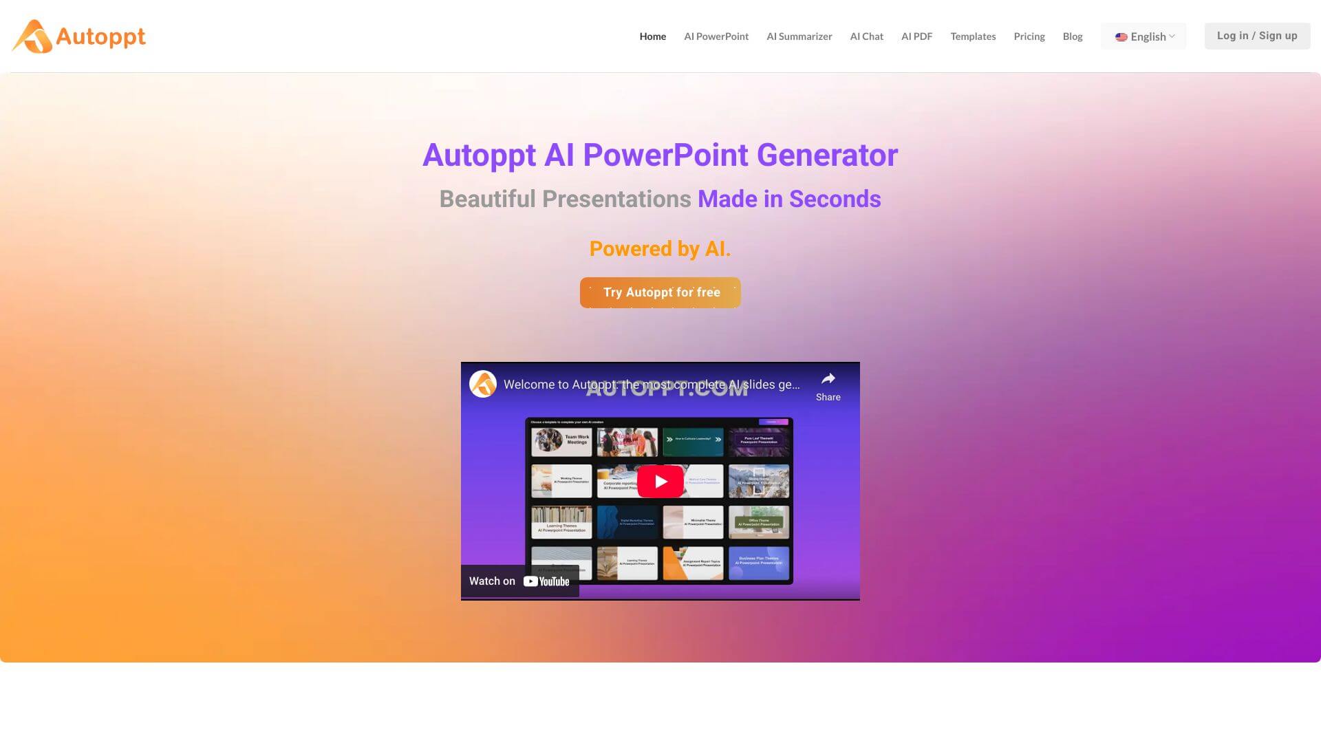Autoppt screenshot