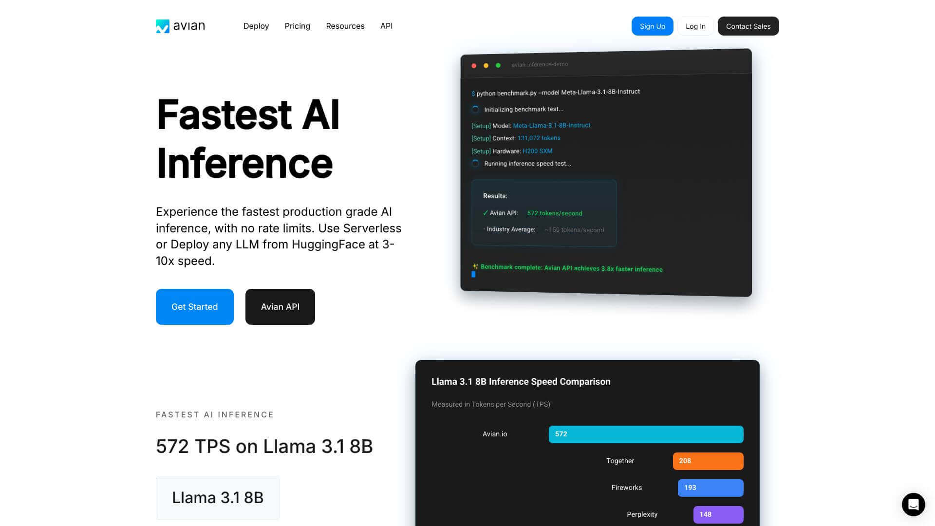 Avian io screenshot