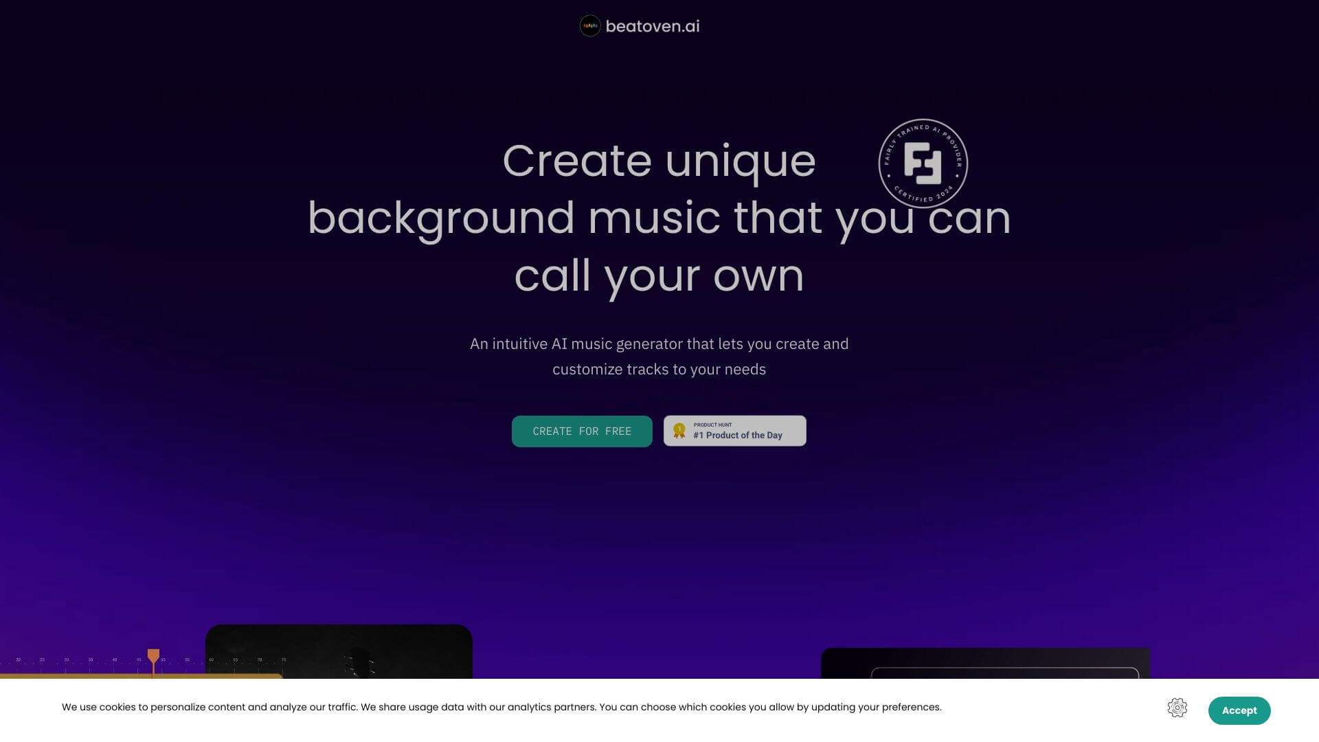 Beatoven.ai screenshot