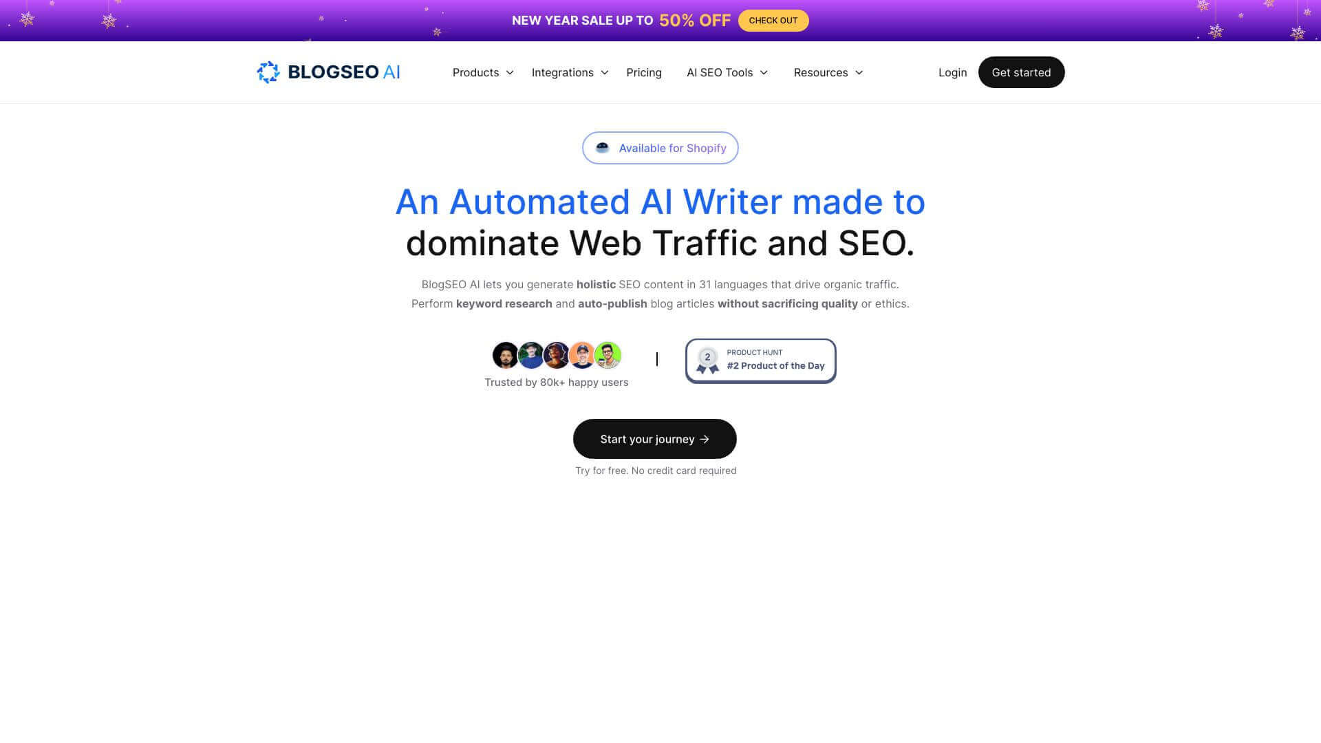 BlogSEO AI screenshot