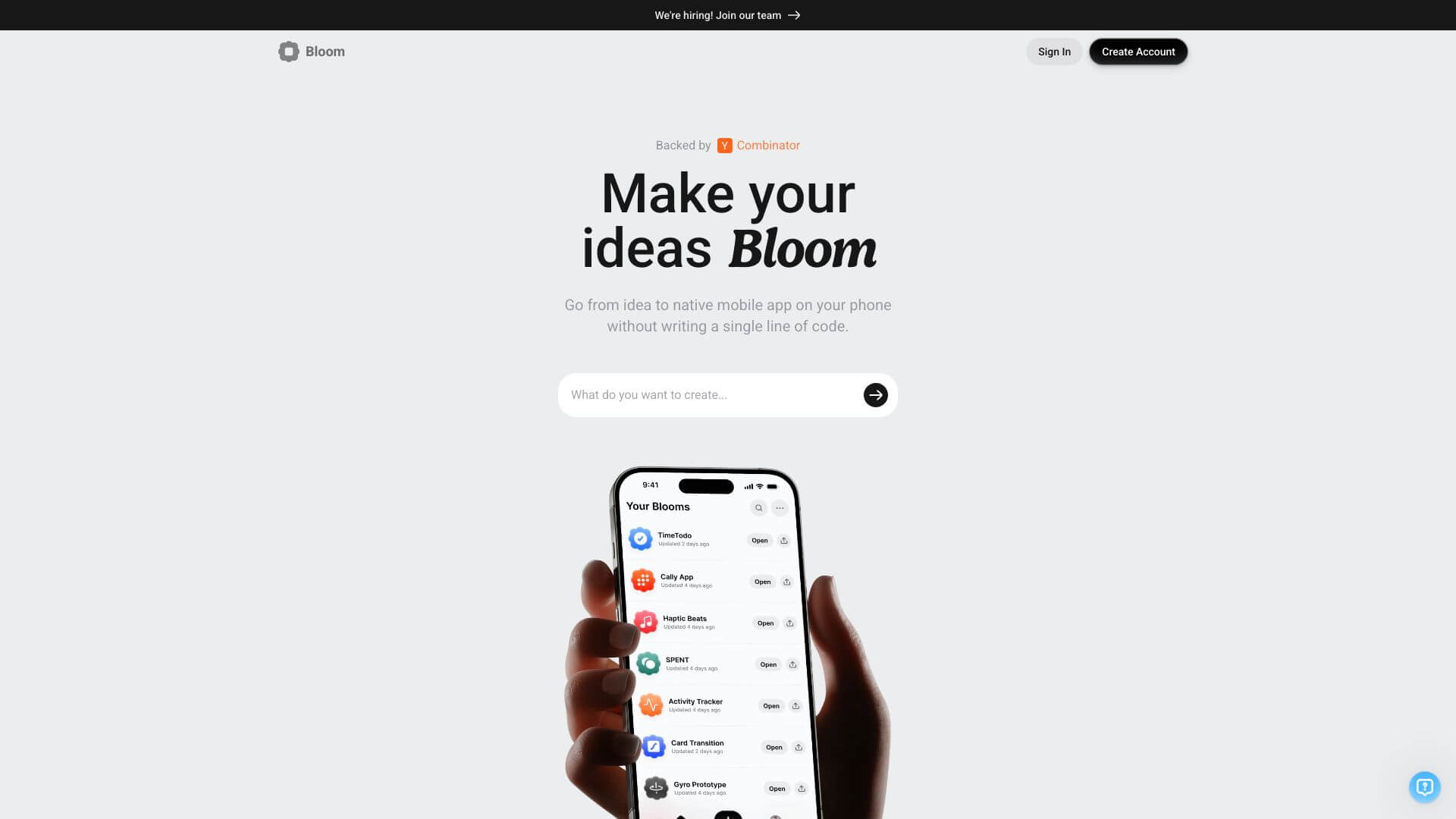 Bloom screenshot