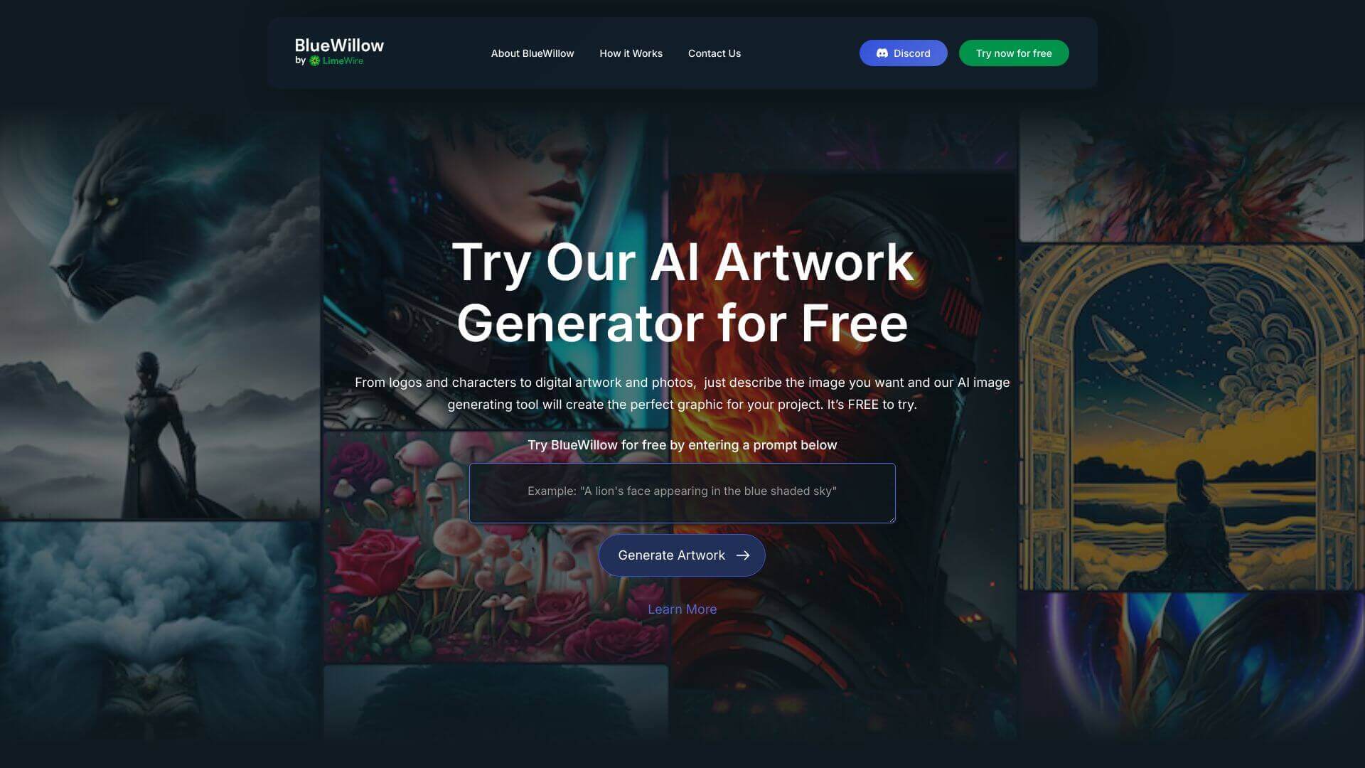 BlueWillow screenshot