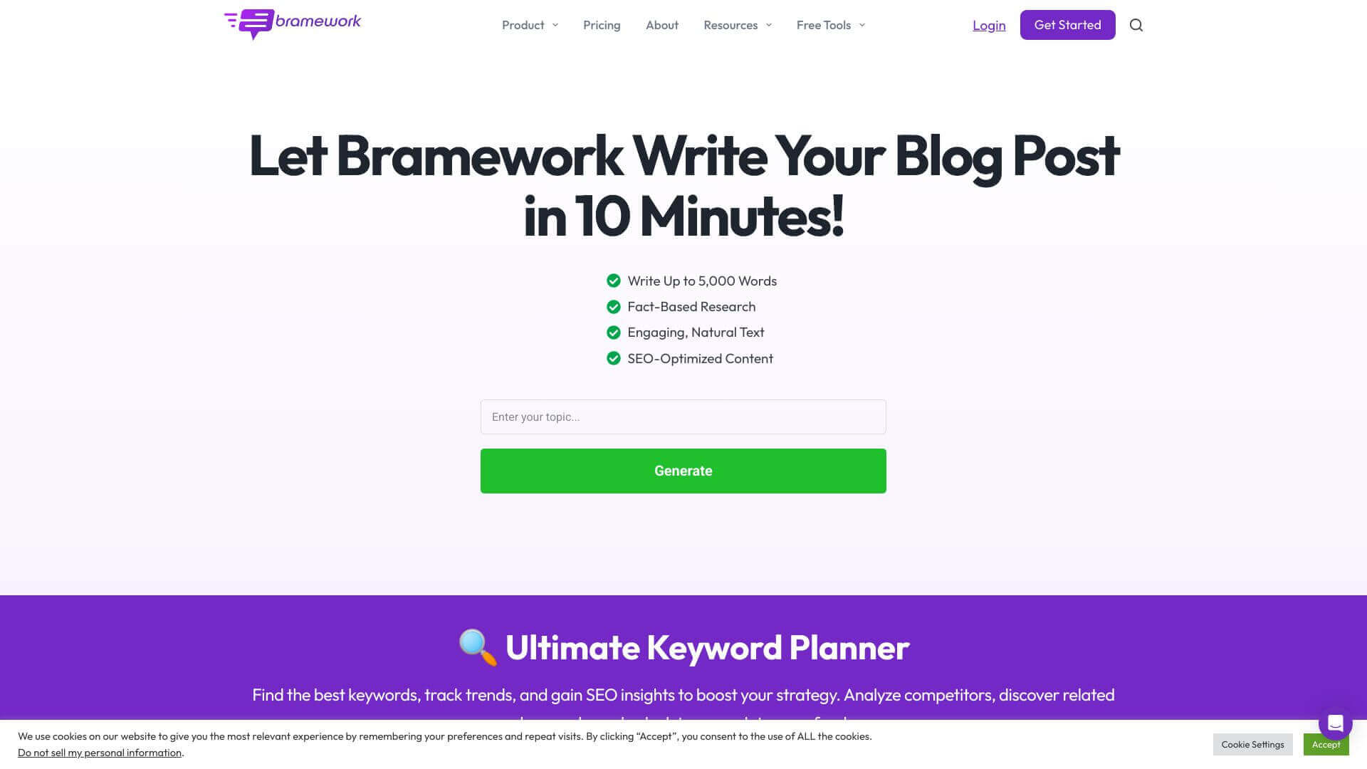 BrameWork screenshot