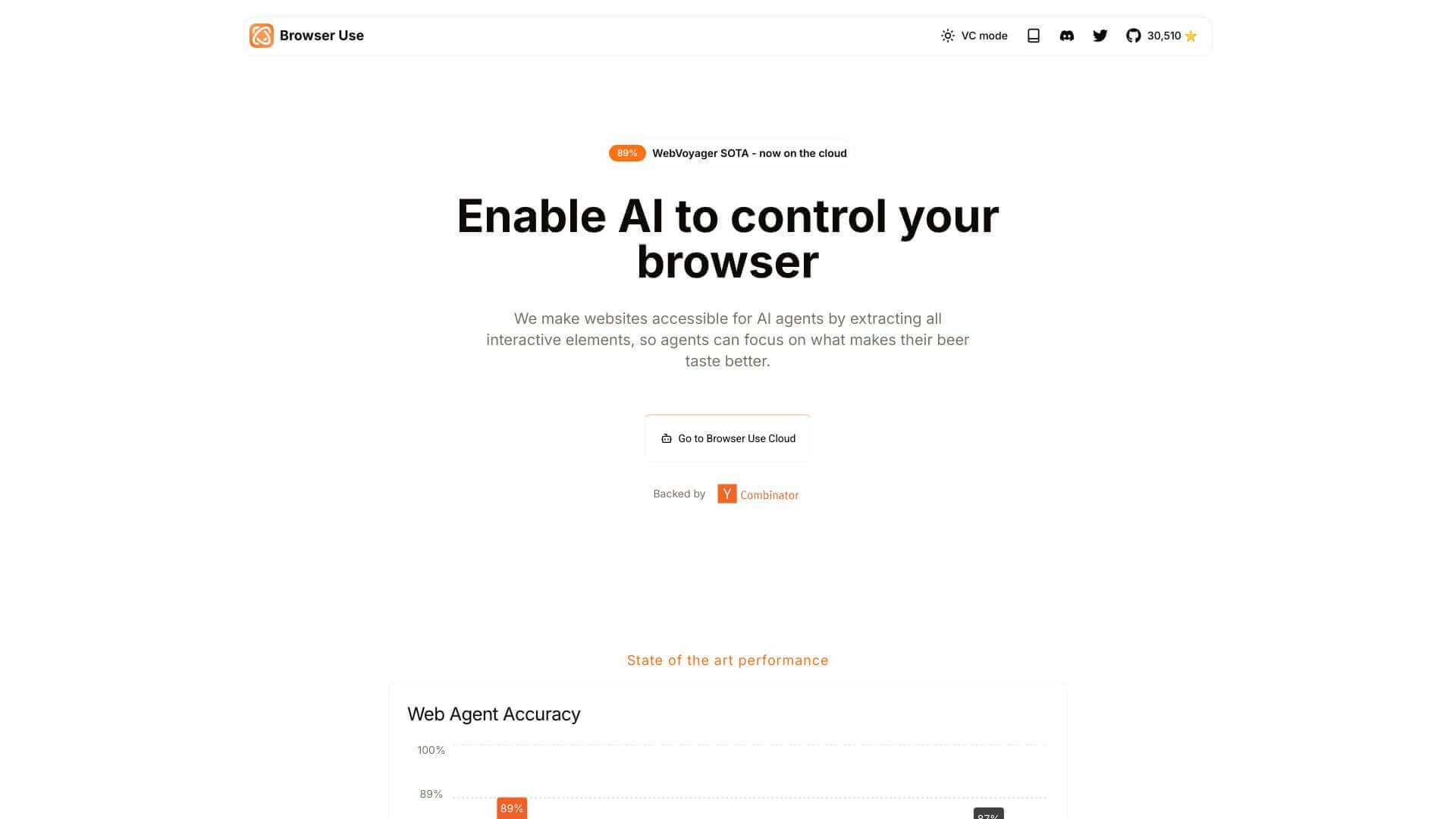 Browser Use screenshot