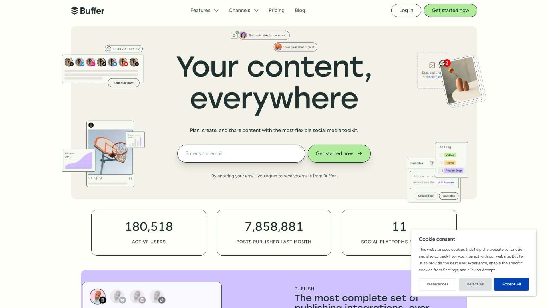 Buffer screenshot