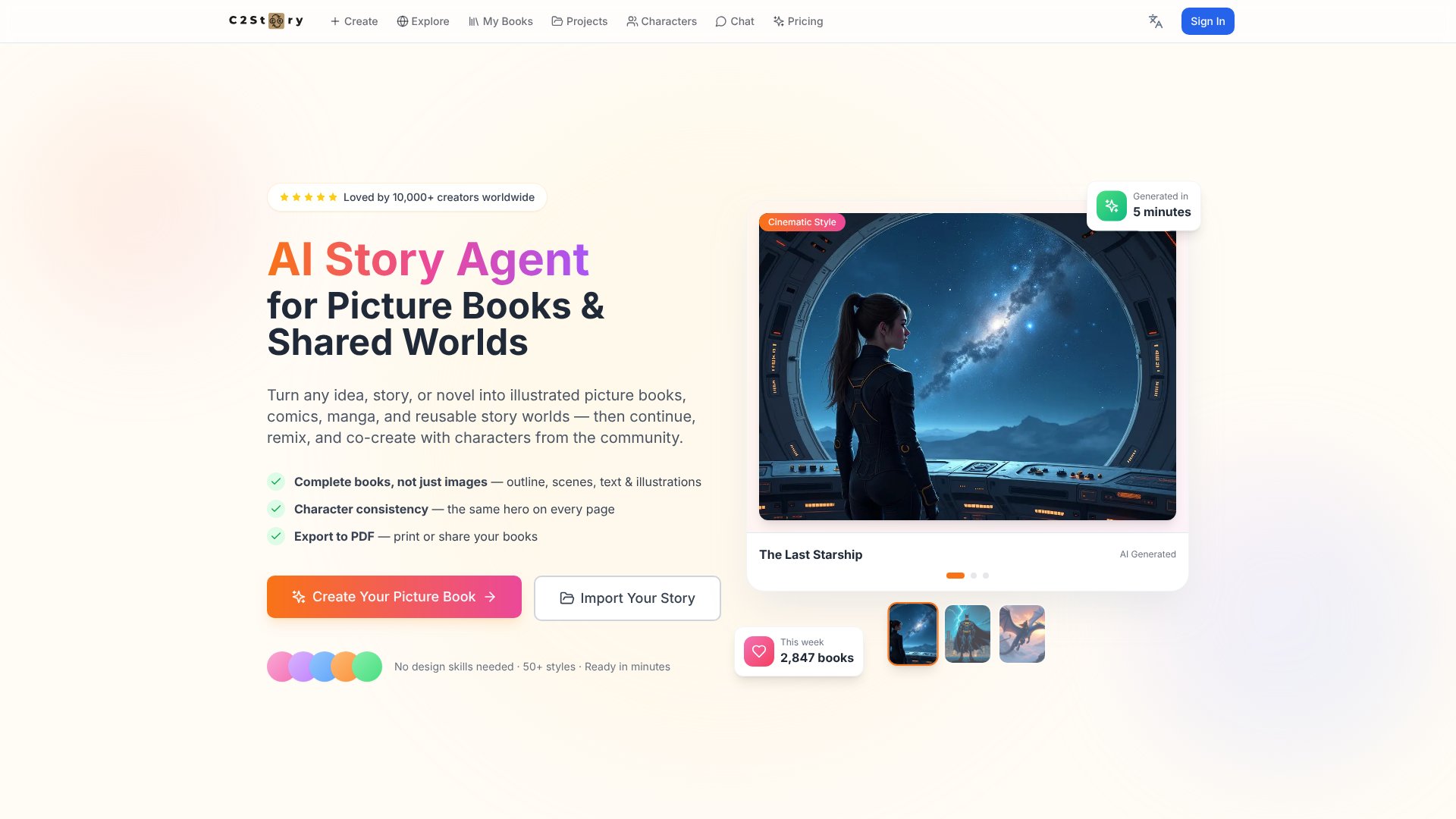 C2story screenshot