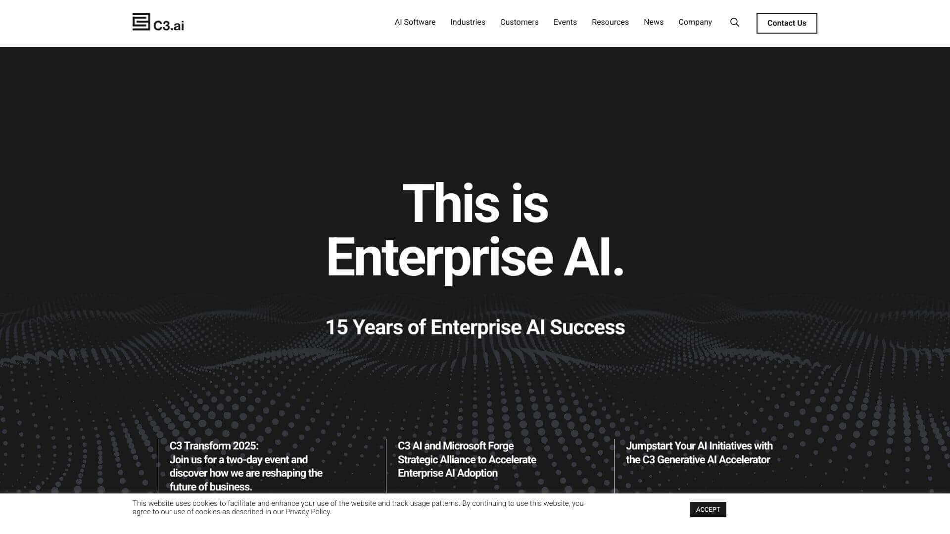 C3 AI screenshot