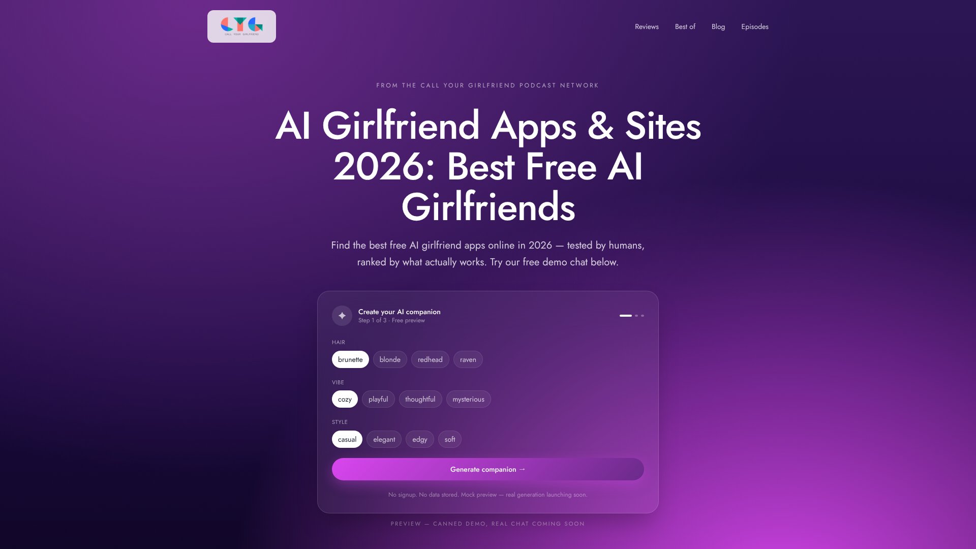 Call Your Girlfriend screenshot