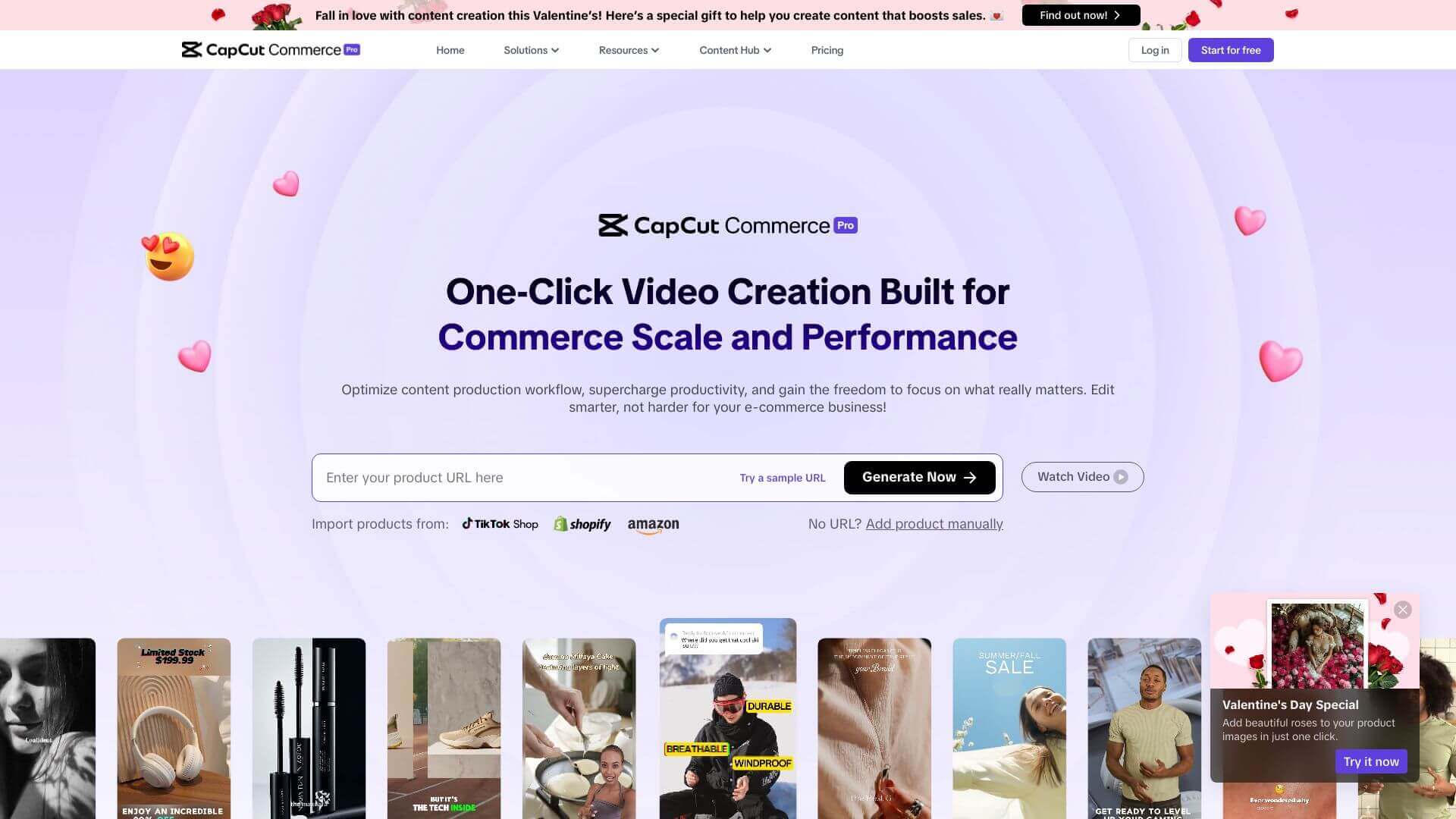 CapCut Commerce Pro screenshot