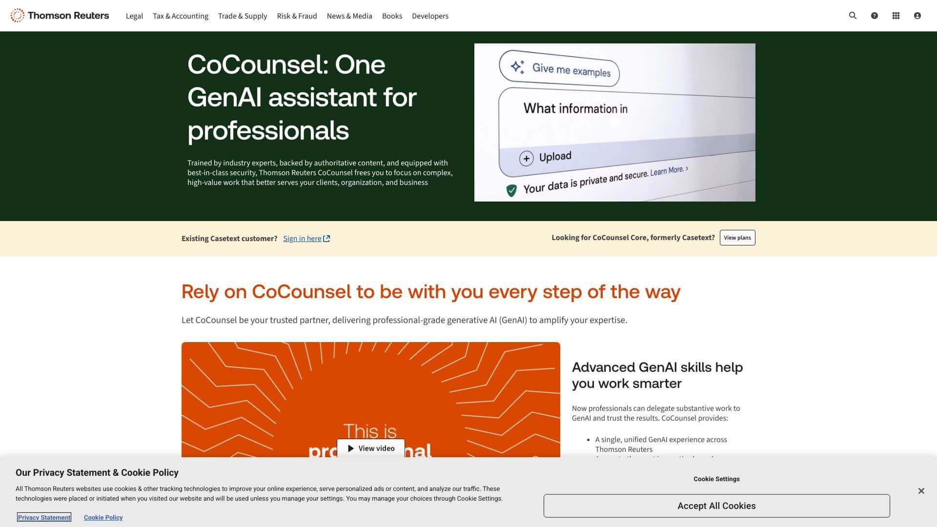 Casetext screenshot