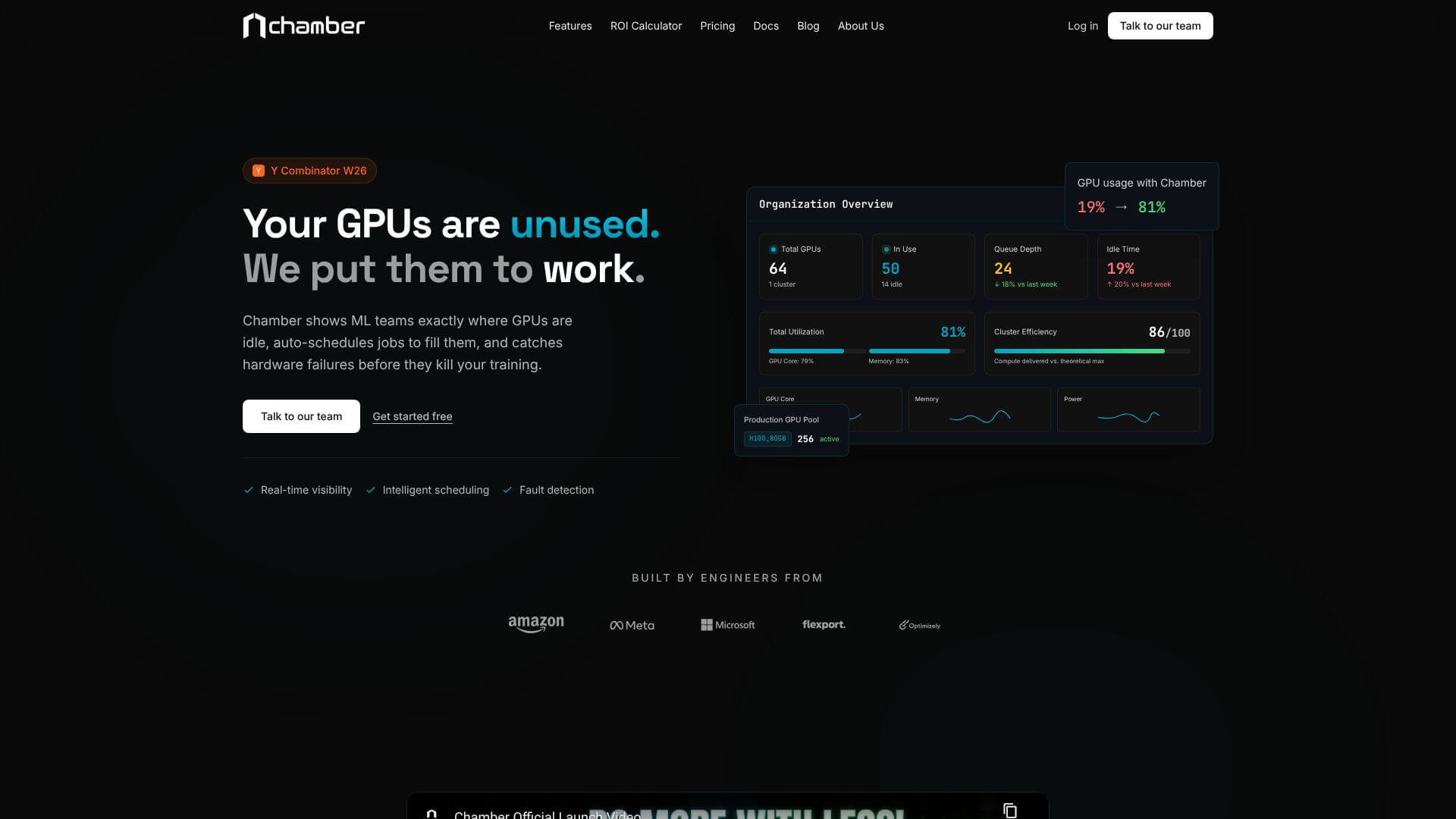 Chamber: Autopilot for AI Infrastructure screenshot