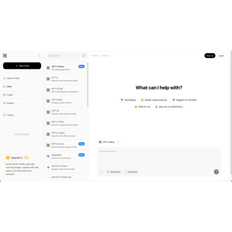 Chatbot ai screenshot