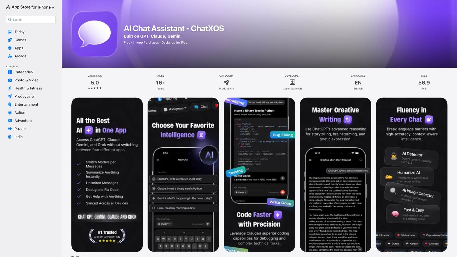 ChatXOS screenshot