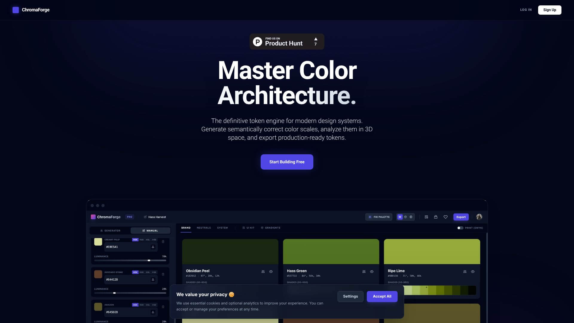 ChromaForge screenshot