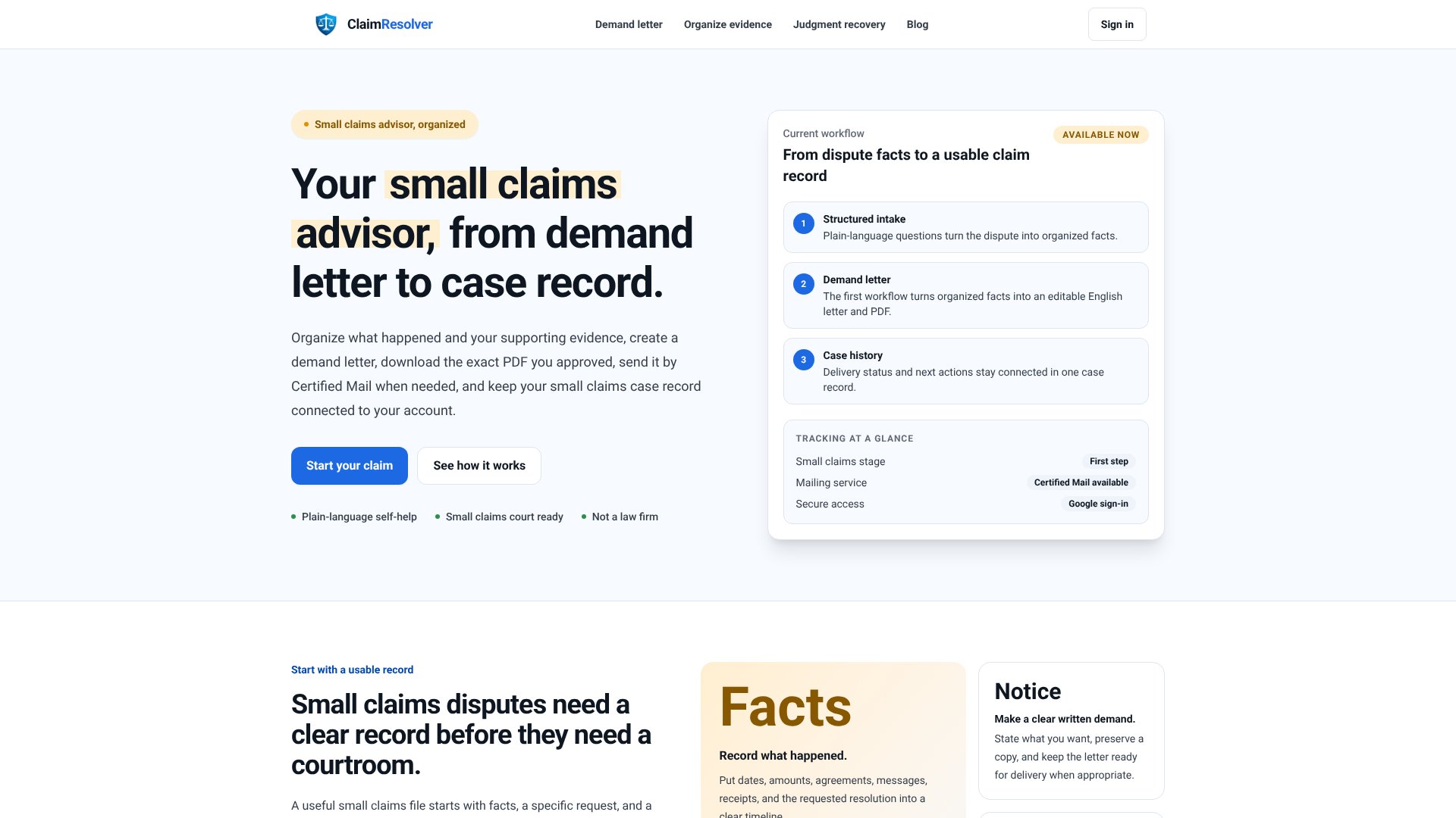 ClaimResolver screenshot