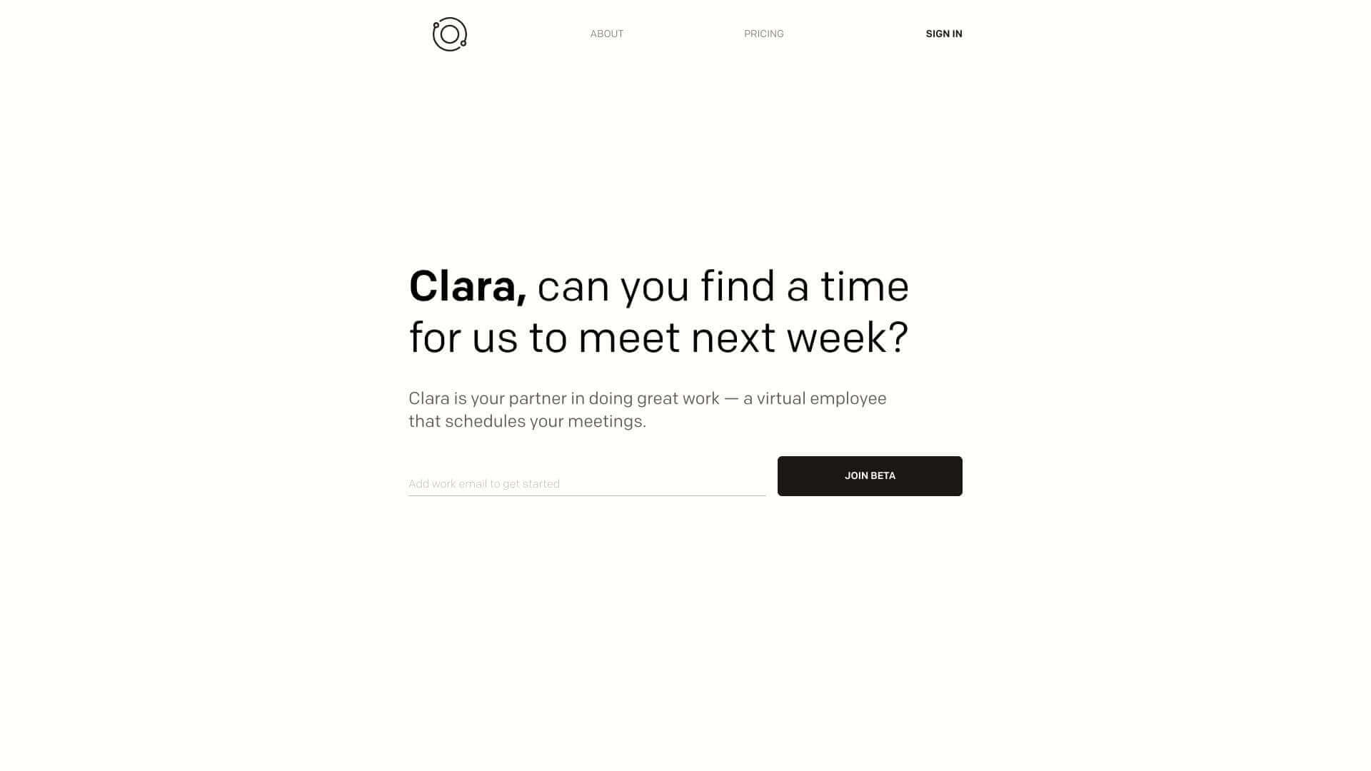 Clara Labs screenshot
