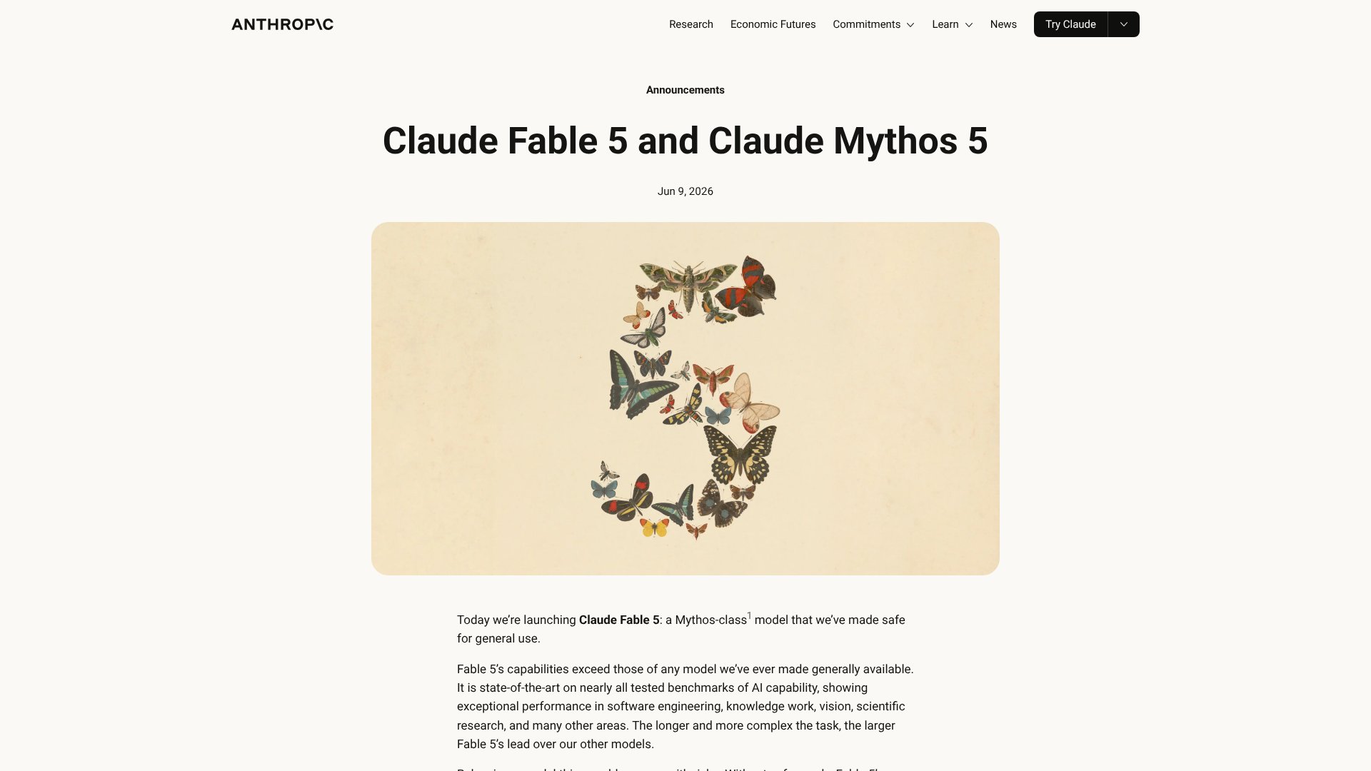 Claude Fable 5 screenshot
