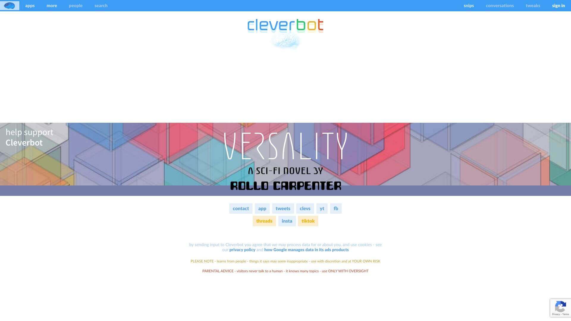 Cleverbot screenshot