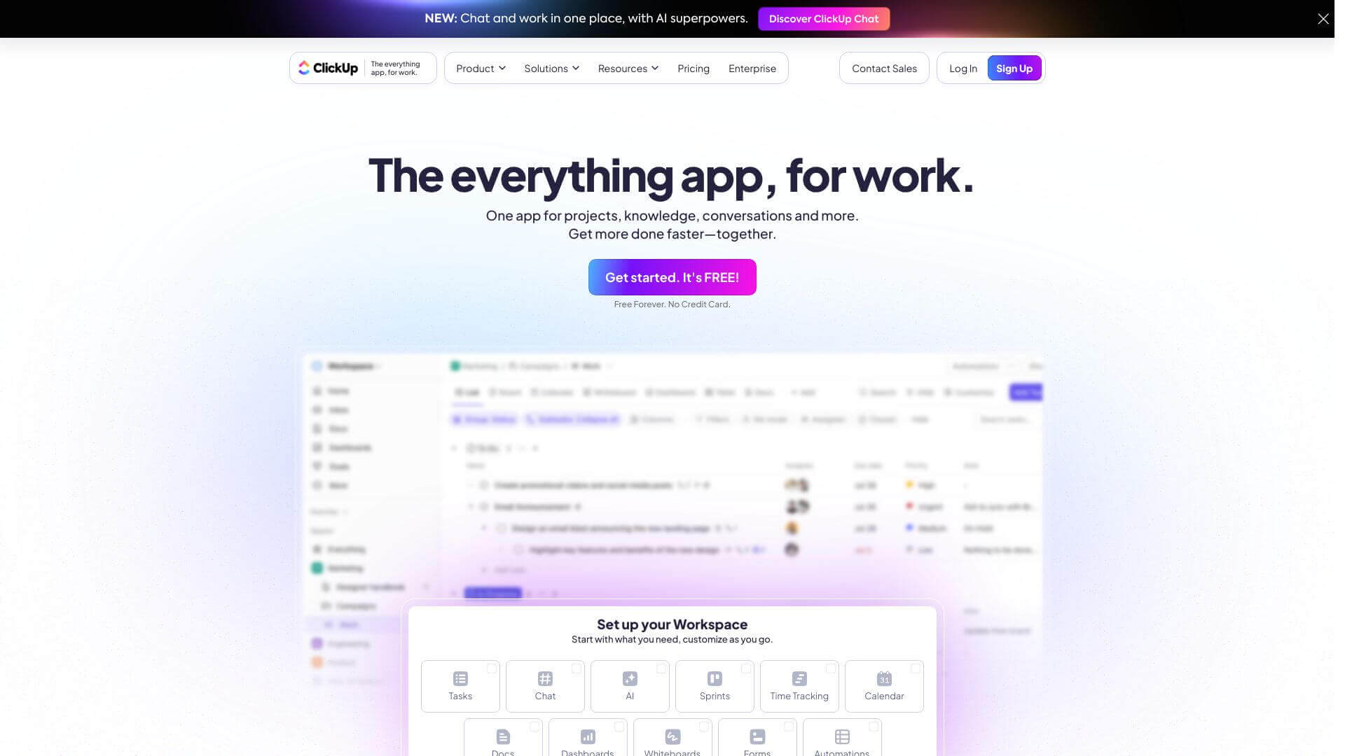 ClickUp screenshot