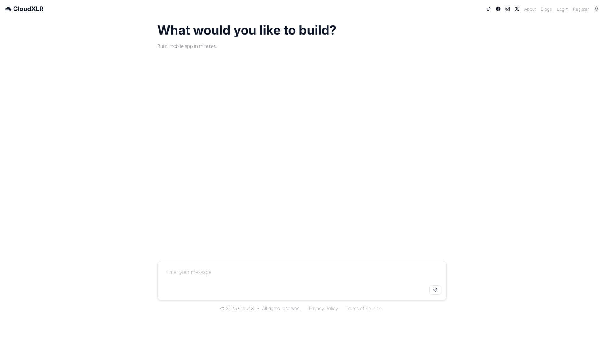 CloudXLR screenshot