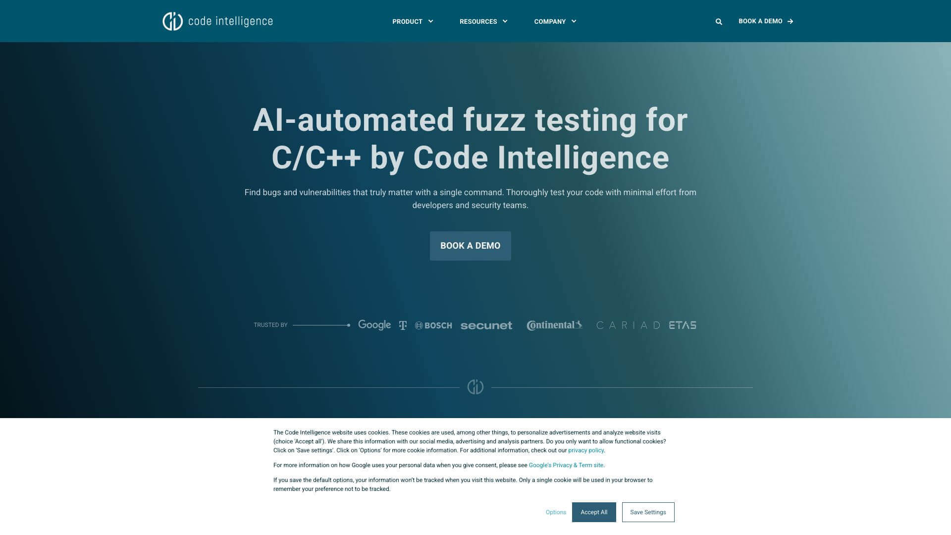 Code Intelligence screenshot