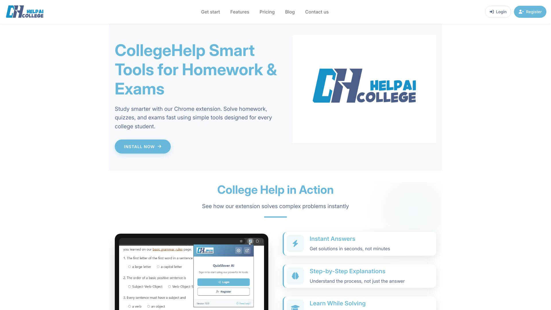 College Help AI screenshot