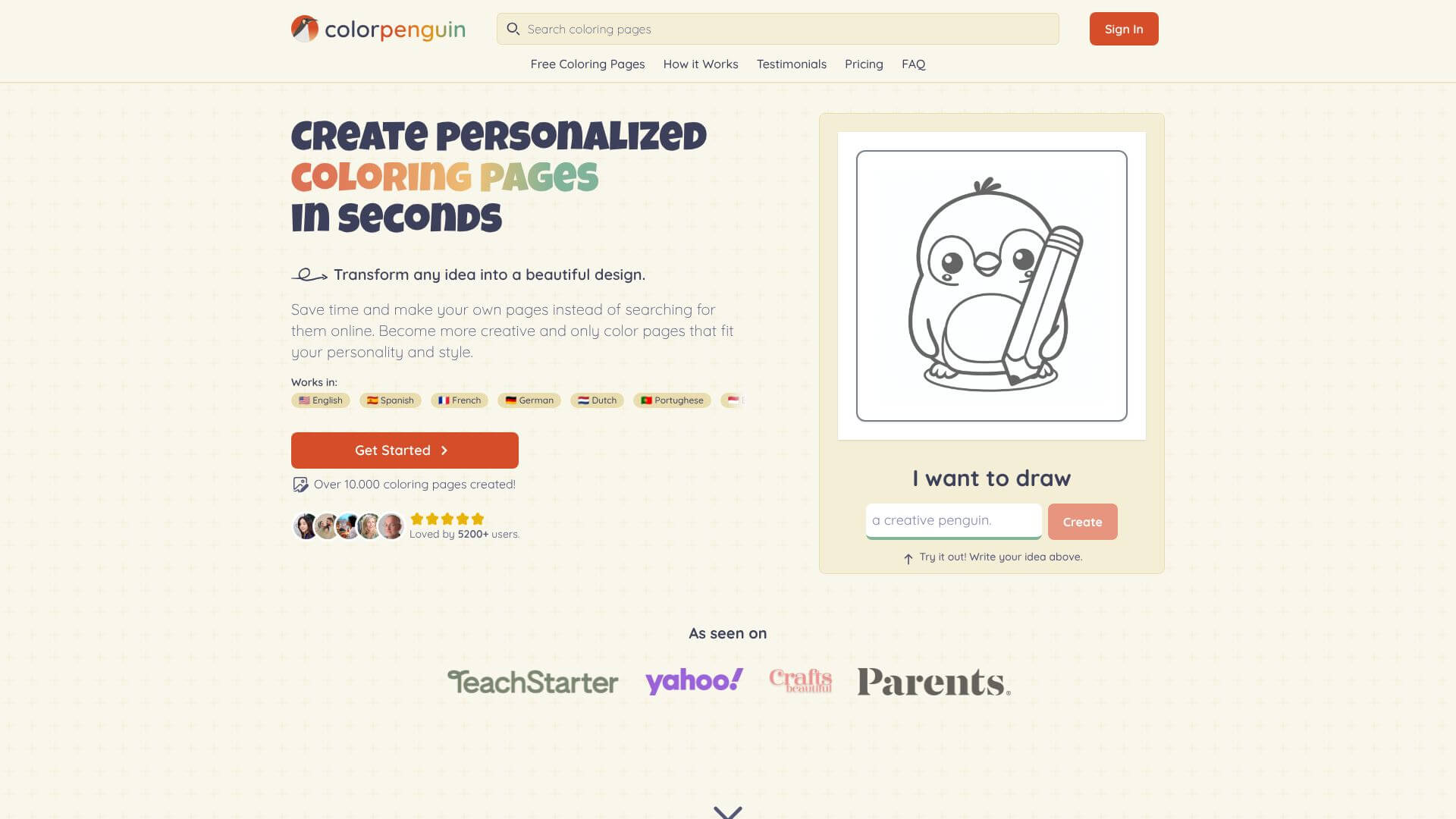 ColorPenguin screenshot
